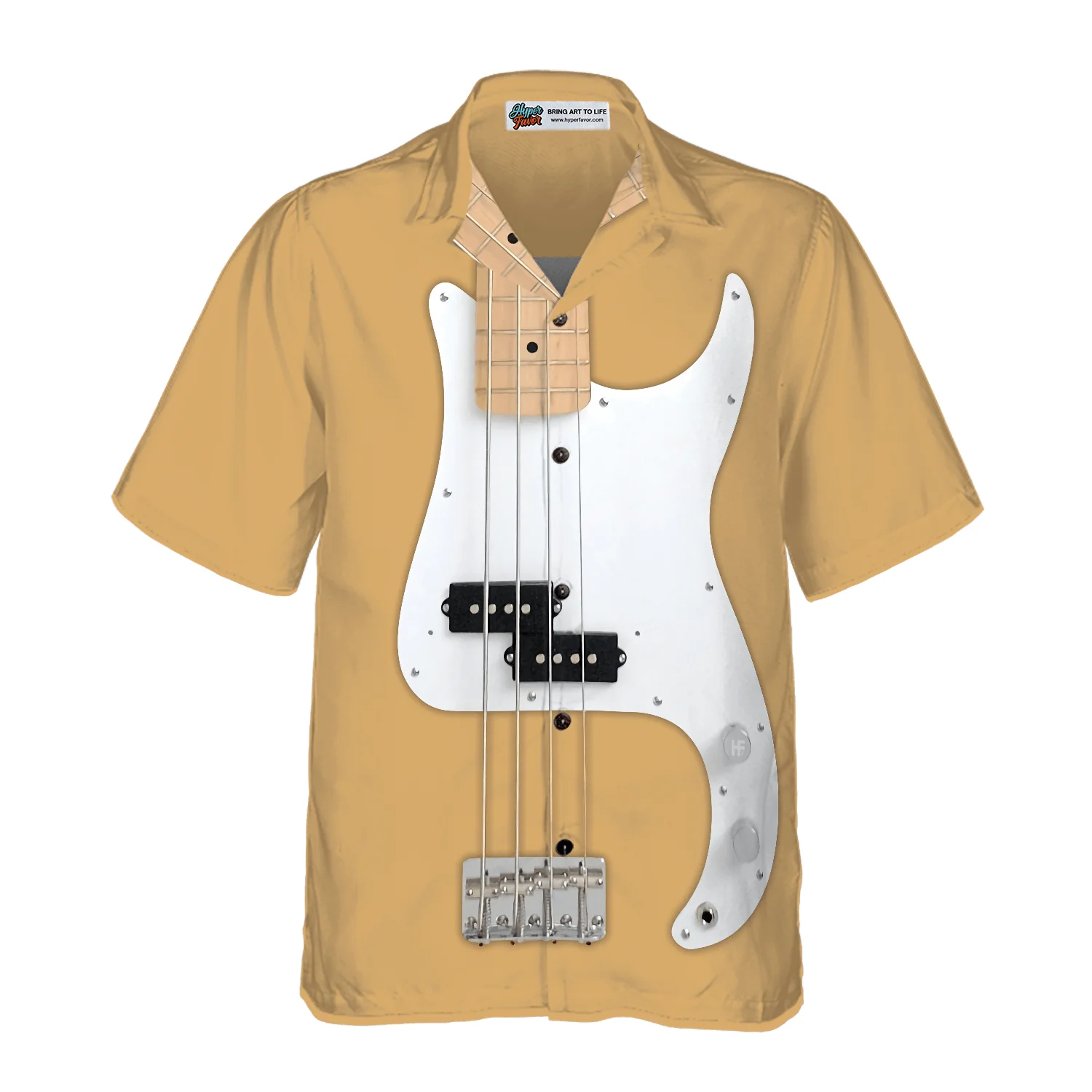 High Quality Bass Guitar Hawaiian Shirt, Colorful Summer Aloha Shirt For Men Women, Perfect Gift For Friend, Team, Family, Bass Guitar Lovers - Image 3