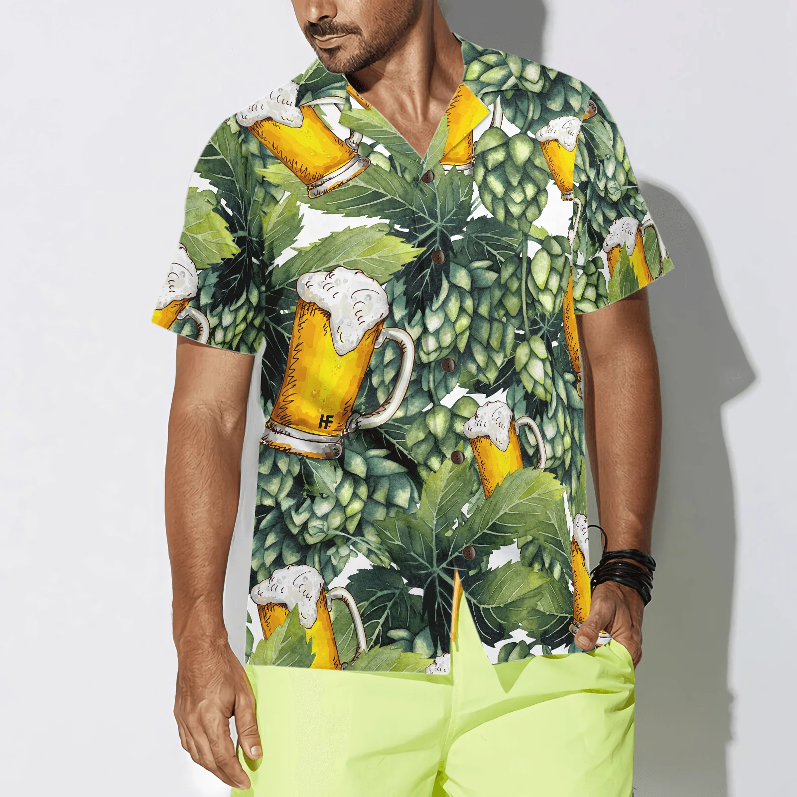 Hops And Craft Beer Hawaiian Shirt, Colorful Summer Aloha Shirt For Men Women, Perfect Gift For Friend, Family, Husband, Wife - Image 5
