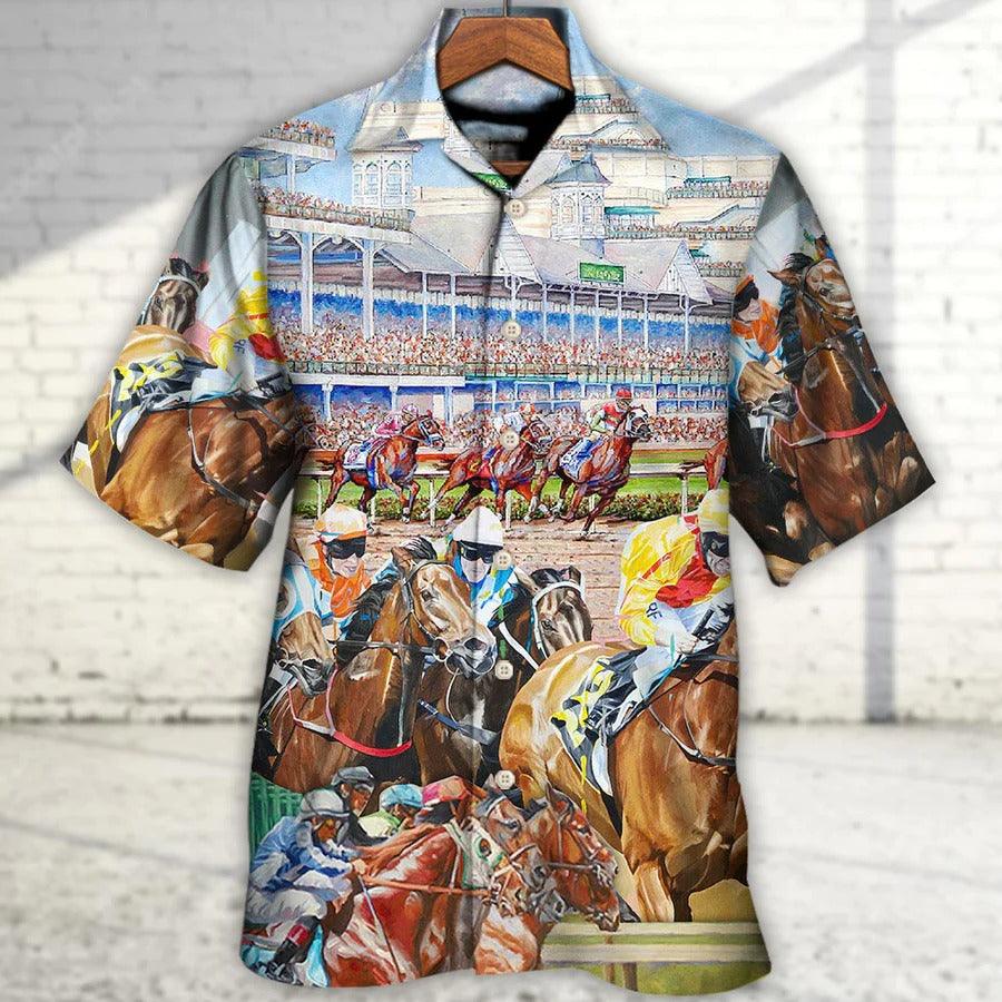 Horse Hawaiian Shirt For Summer - Horseback Riding Horse Because People Suck - Perfect Gift For Men, Horse Racing Lovers - Image 4