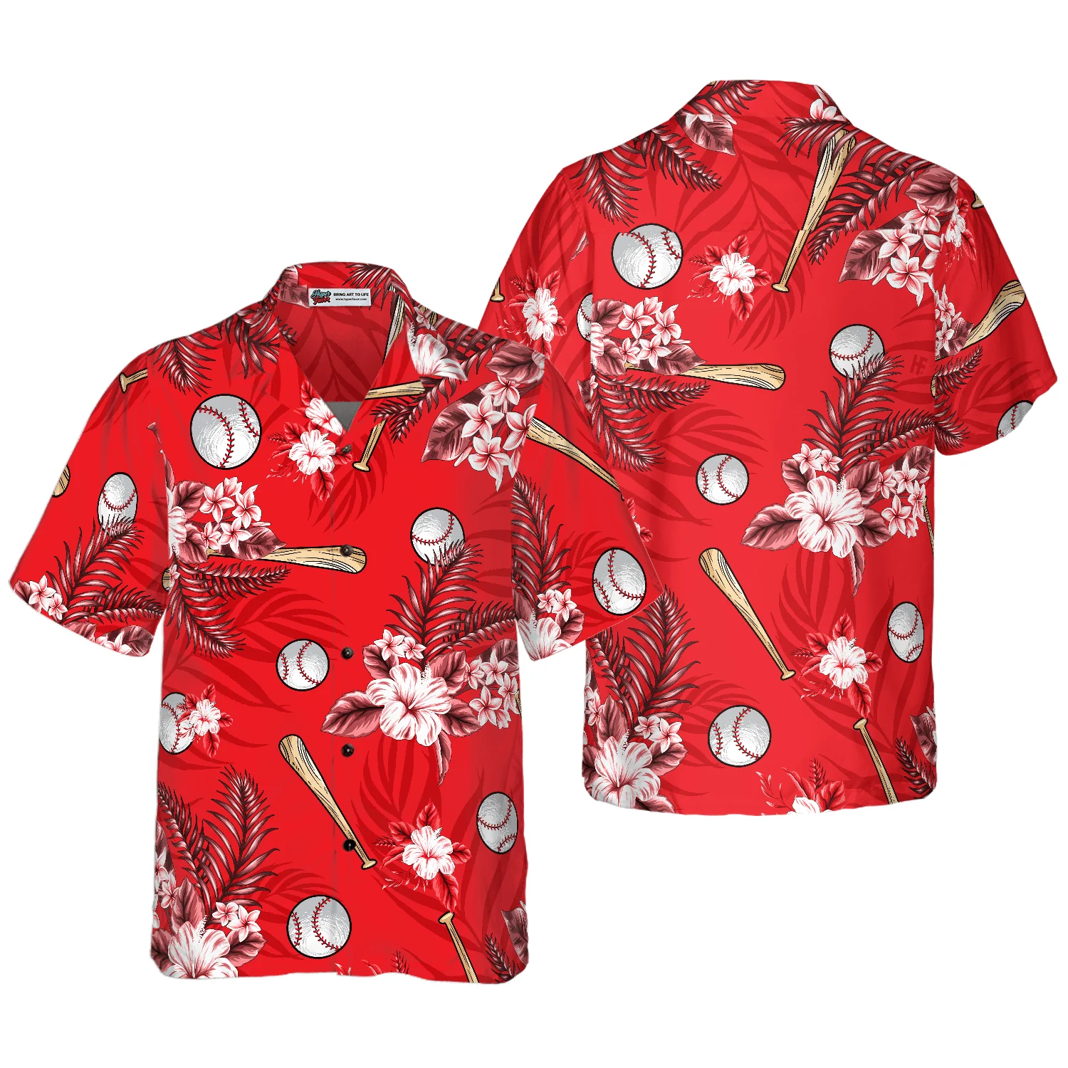 Hot Baseball Tropical Aloha Hawaiian Shirt For Summer, Colorful Shirt For Men Women, Perfect Gift For Friend, Team, Family, Baseball Lovers