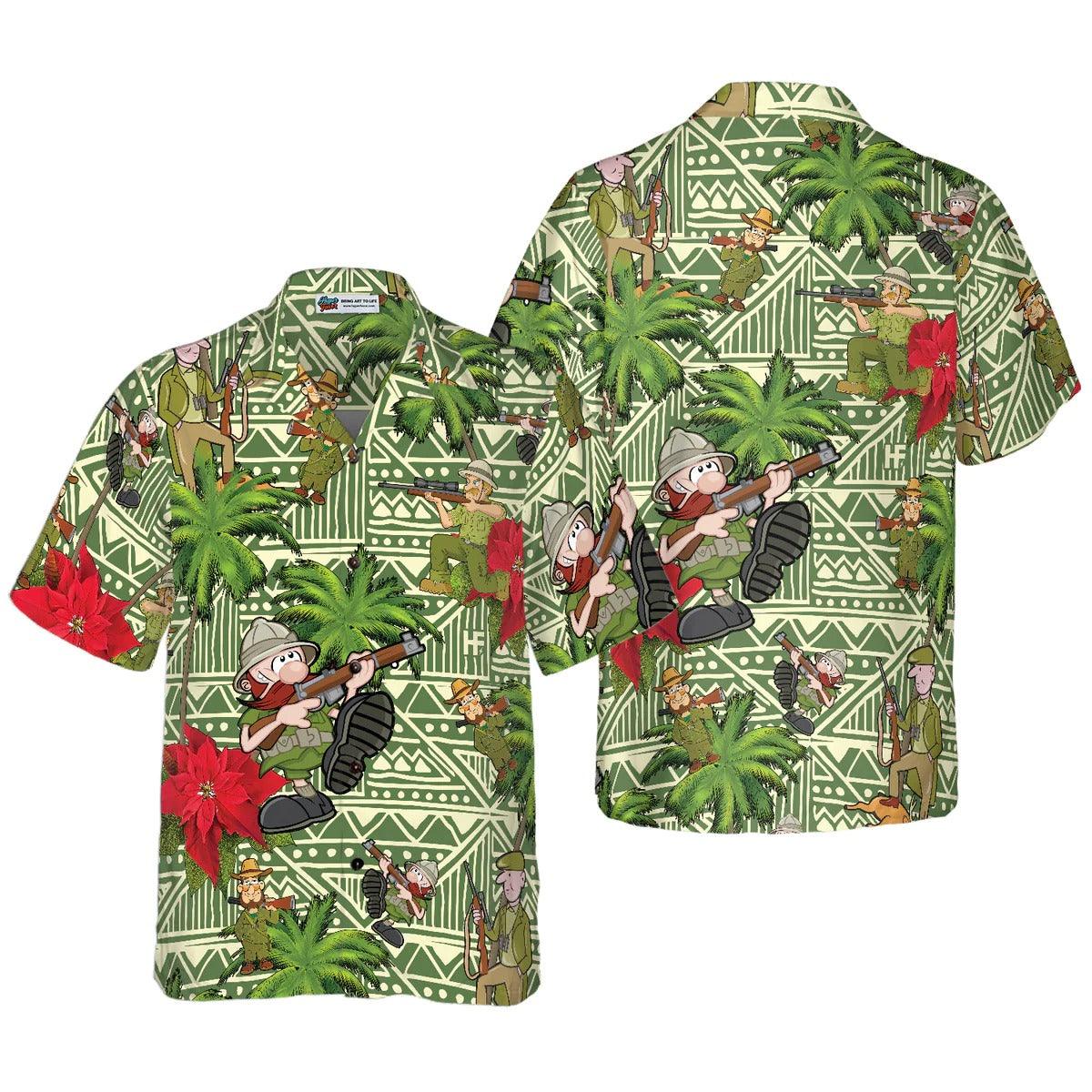 I Am A Hunter Hawaiian Shirt, Hunter Hawaiian Shirt, Hunter Summer Aloha Shirt- Perfect Gift For Men, Women, Husband, Wife, Friend, Family