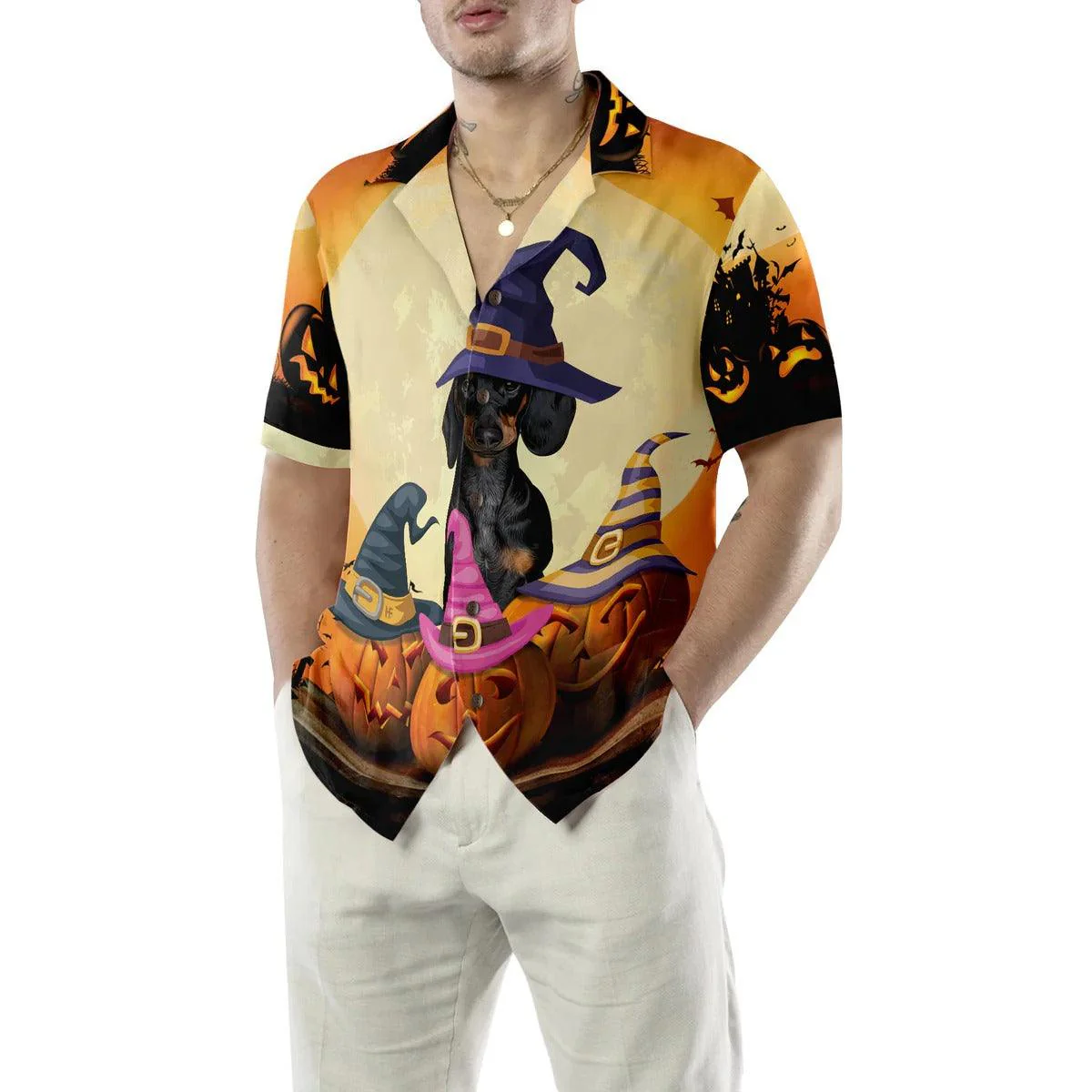 I Have Been Ready For Halloween Hawaiian Shirt, Funny Dachshund Halloween Shirt For Men And Women - Perfect Gift For Dachshund, Lover, Friend, Family - Image 4