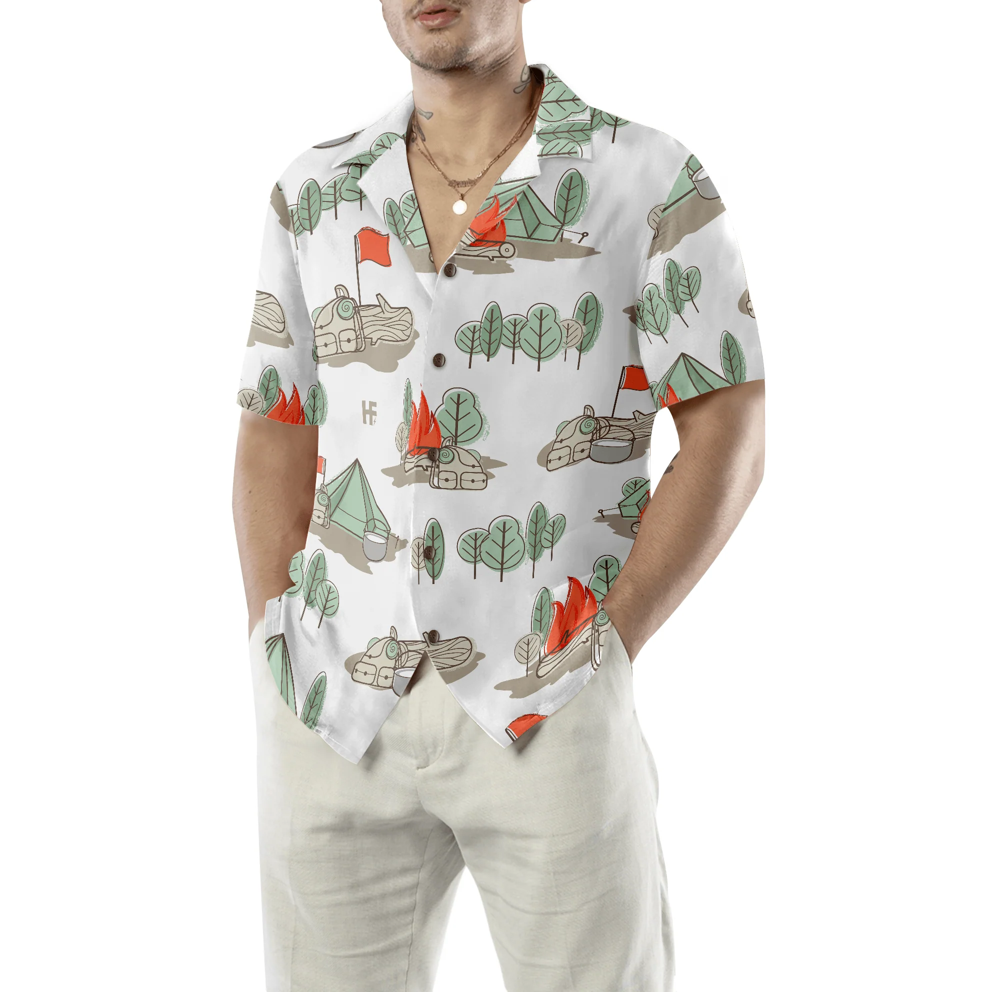 I Just Want To Drink Beer Go Camping And Take Naps Aloha Hawaiian Shirt For Summer, Colorful Shirt For Men Women, Perfect Gift For Friend, Team - Image 4