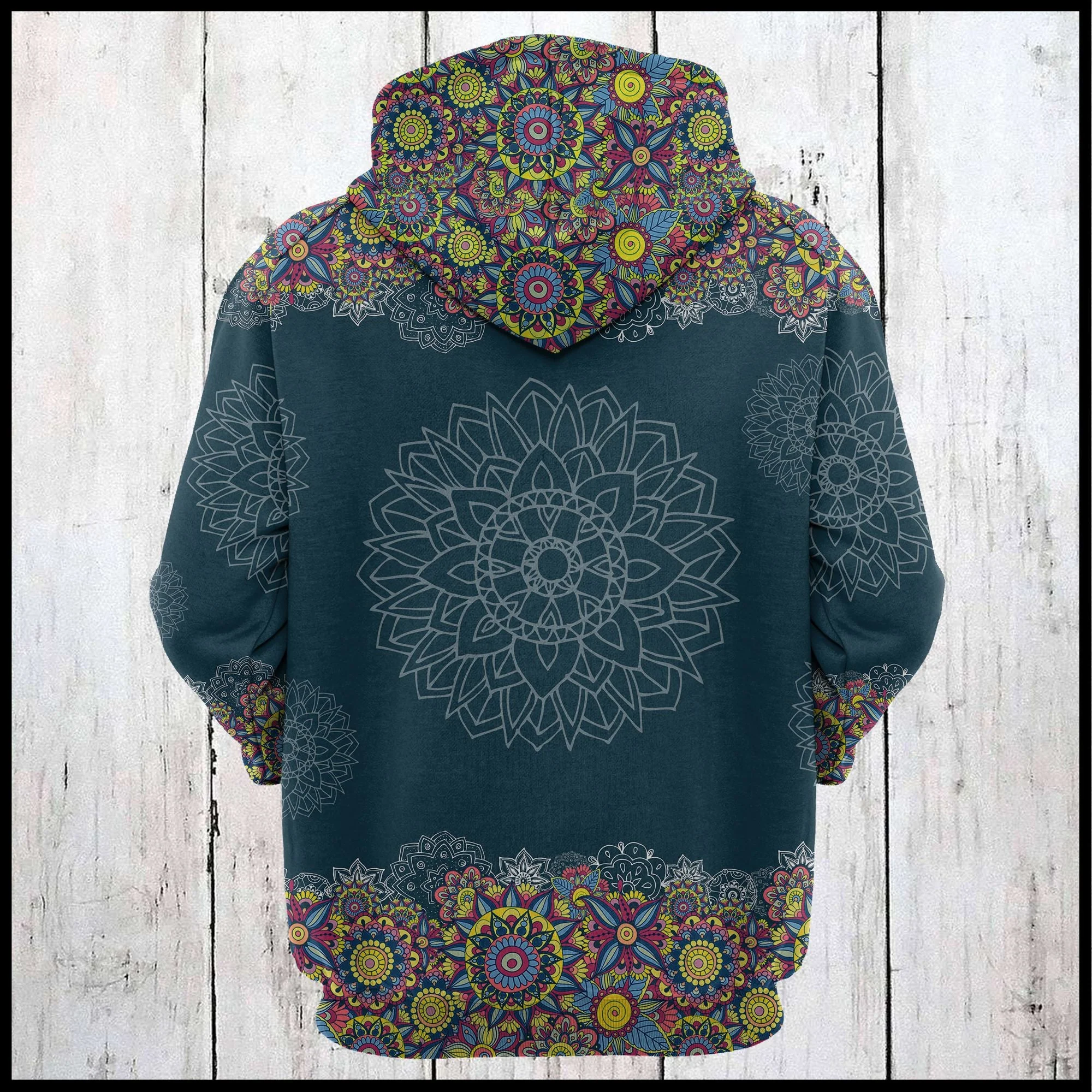 Illinois Mandala Pattern Pullover Premium Hoodie Imagine, Perfect Outfit For Men And Women On Christmas New Year Autumn Winter - Image 3
