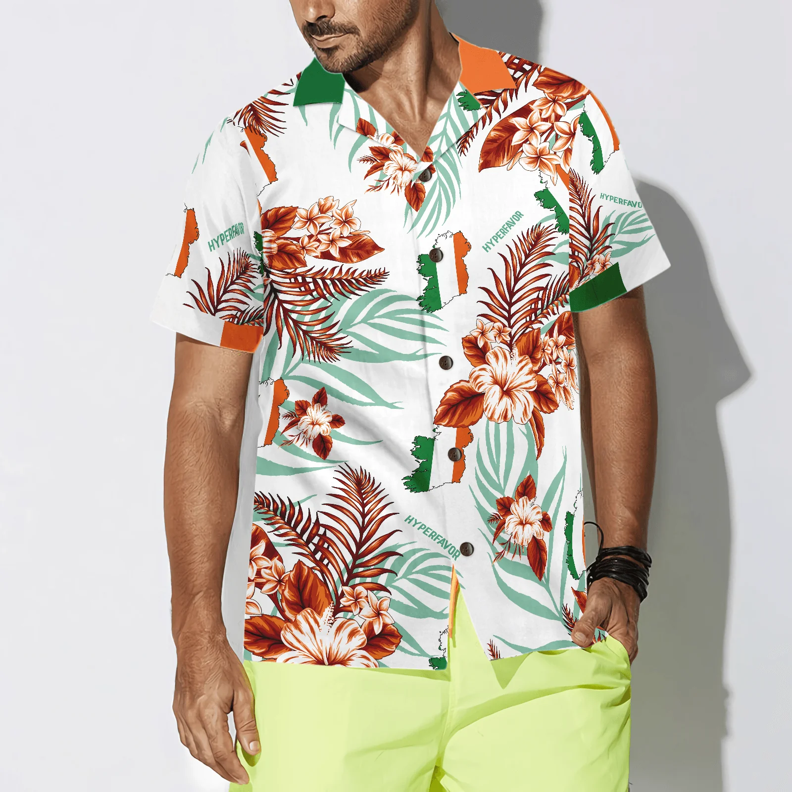 Irish Celtic Cross Ireland Proud Hawaiian Shirt, Colorful Summer Aloha Shirts For Men Women, Perfect Gift For Husband, Wife, Friend, Family - Image 4