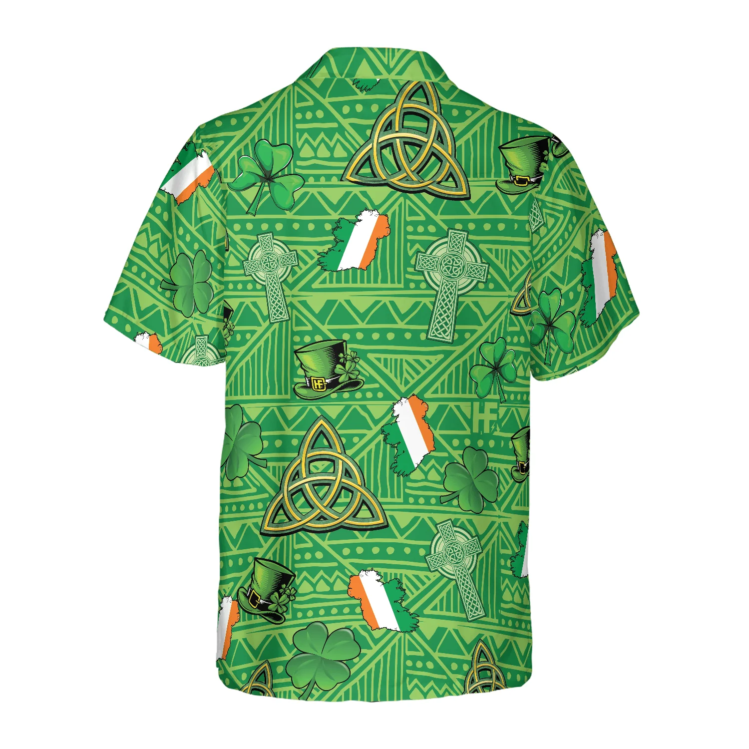Irish People Proud Saint Patrick's Day Hawaiian Shirt, Colorful Summer Aloha Shirts For Men Women, Perfect Gift For Husband, Wife, Friend, Family - Image 3