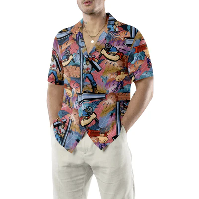 Ironworker Hawaiian Shirt, Tropical Leaves Ironworker Proud Aloha Shirt For Men - Perfect Gift For Ironworker, Friend, Family - Image 5