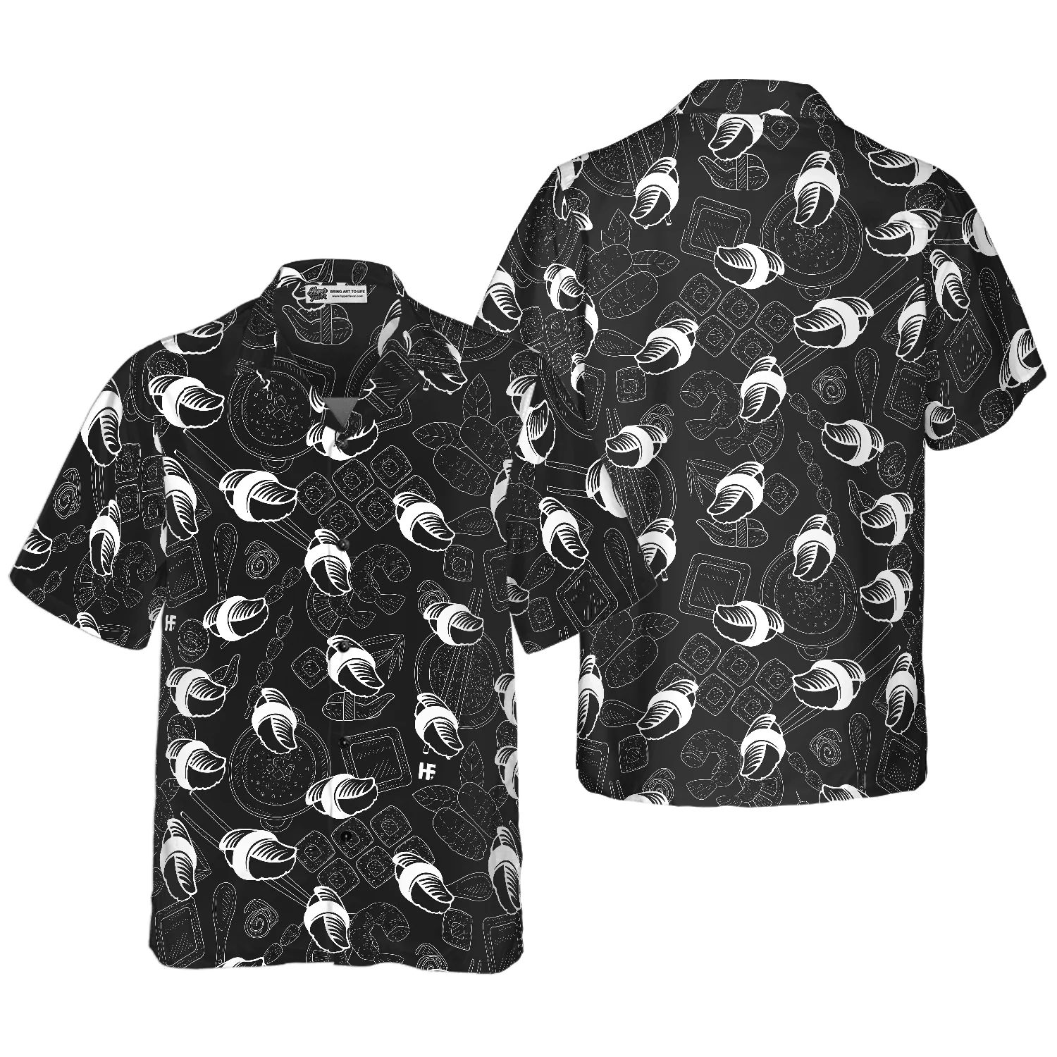 Japanese Sushi Food Aloha Hawaiian Shirt For Summer, Colorful Shirt For Men Women, Perfect Gift For Friend, Team, Family