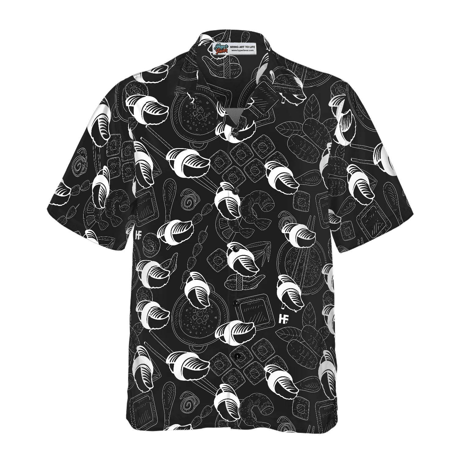 Japanese Sushi Food Aloha Hawaiian Shirt For Summer, Colorful Shirt For Men Women, Perfect Gift For Friend, Team, Family - Image 3