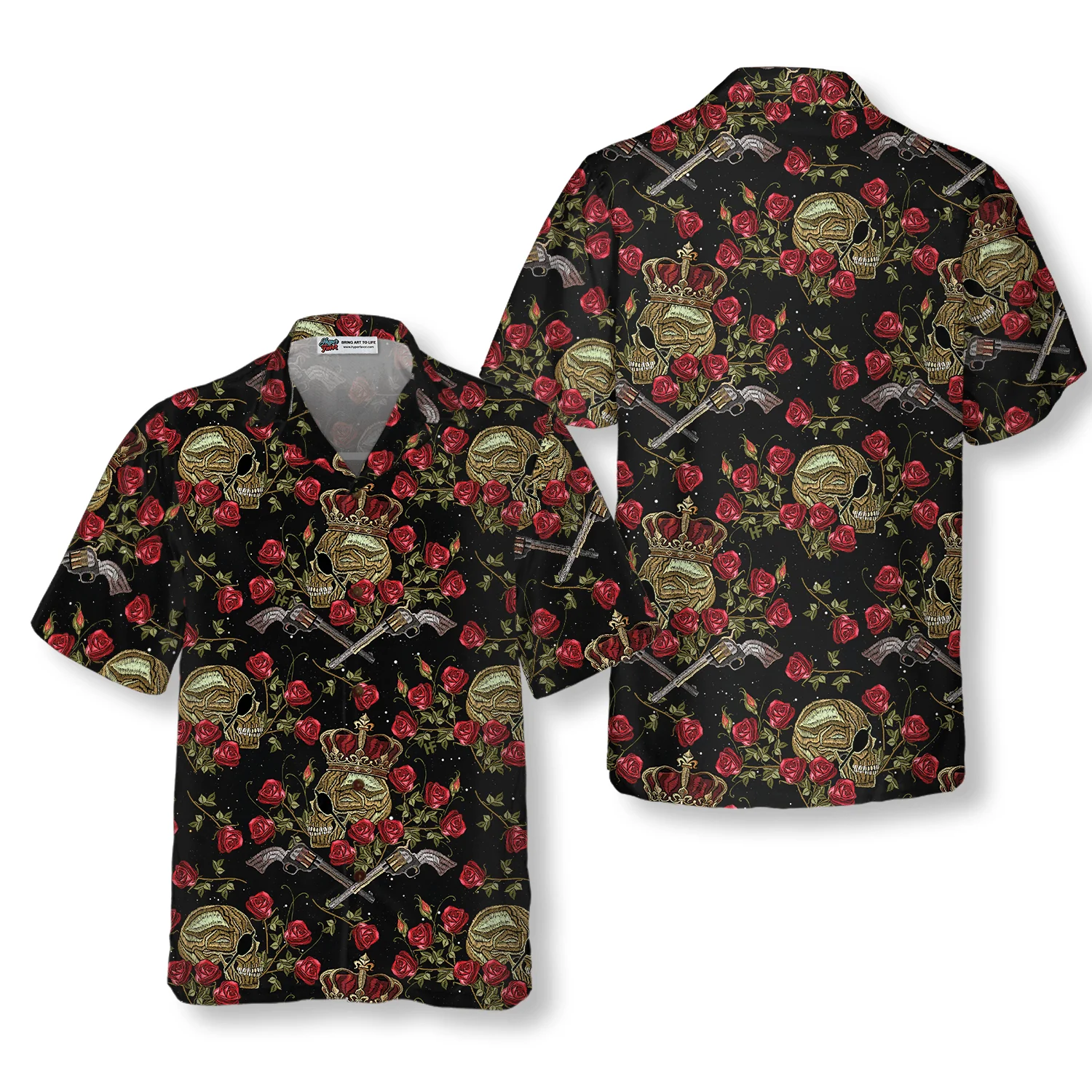 Skull King Of Pirates In Crown Aloha Hawaiian Shirt For Summer, Colorful Shirt For Men Women, Perfect Gift For Friend, Team, Family - Image 6