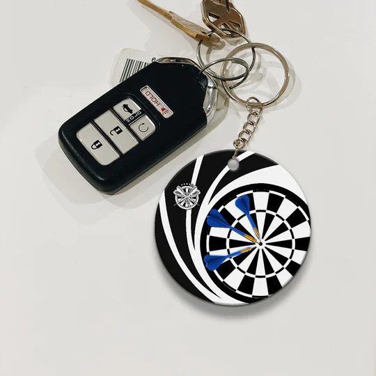 Knapp Vorbei Darts Acrylic Keychain For Darts Players - Christmas Gift For Darts Lovers, Family, Friends - Image 3