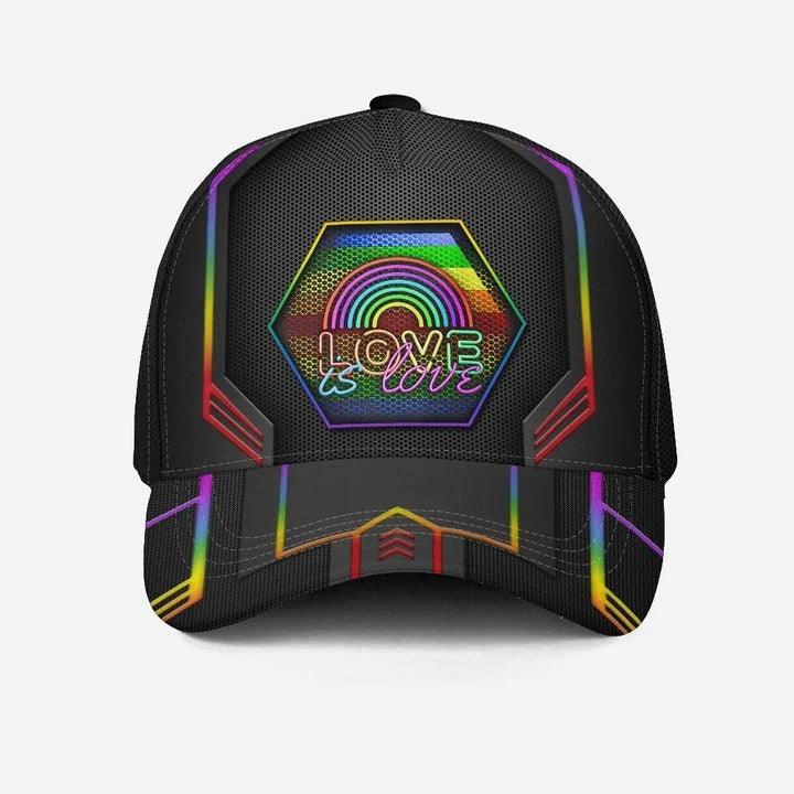 LGBT Cap, Be Proud Be Visible LGBT Rainbow Classic Cap Hat For Men And Women, Perfect LGBT Gift For Friend, Couple, LGBT Pride Month