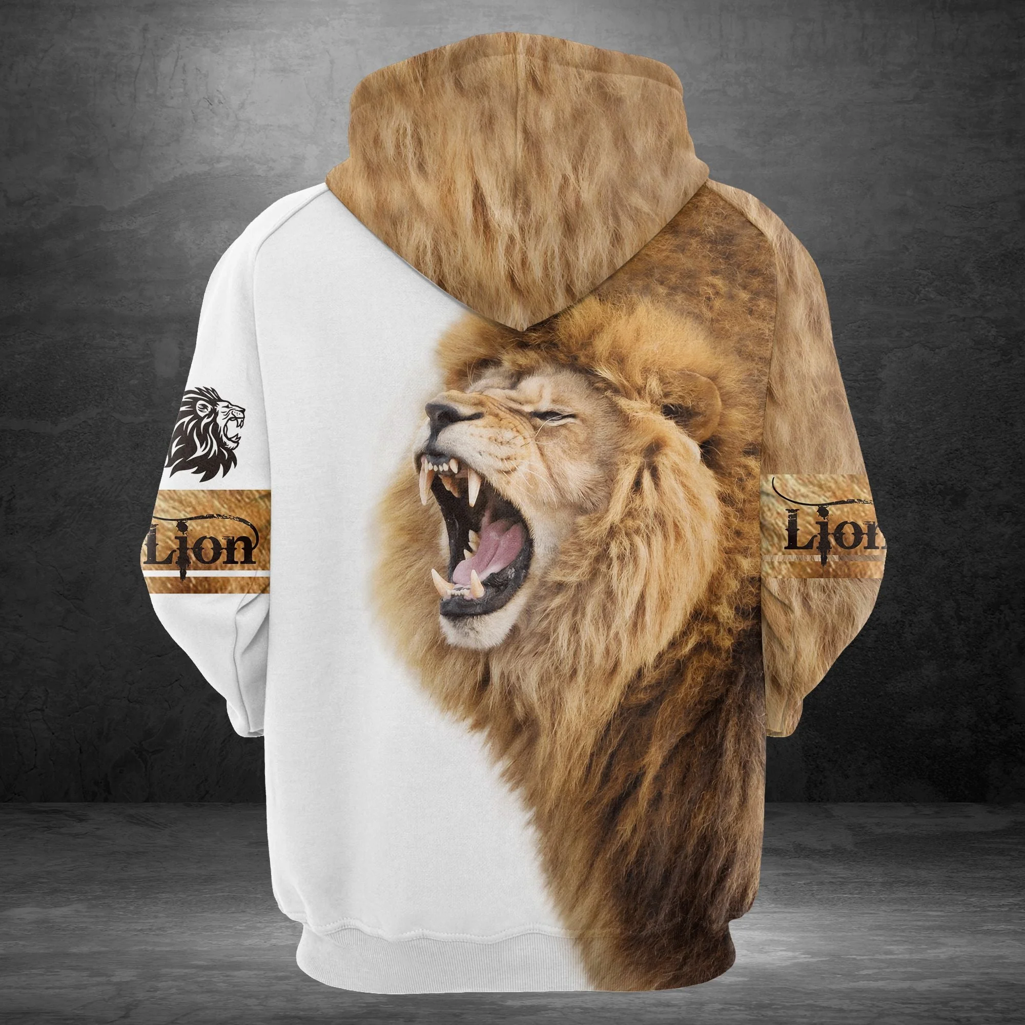 Lion Pullover Premium Hoodie, Perfect Outfit For Men And Women On Christmas New Year Autumn Winter - Image 3