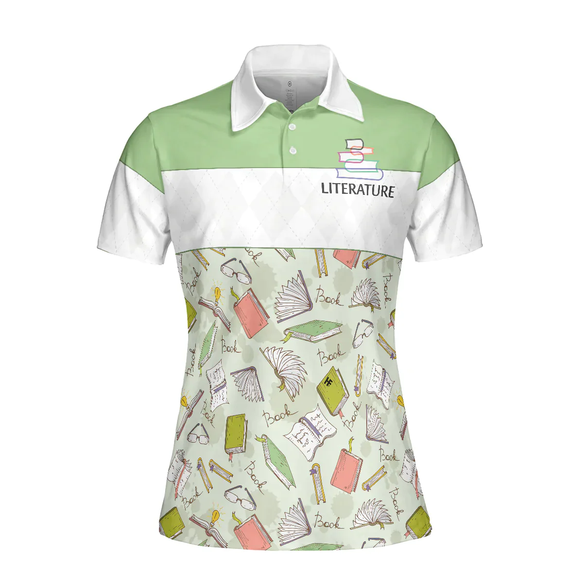 Literature Teacher Women Polo Shirt - Literature Women Polo Shirts - Cool Best Gift For Ladies, Female, Girls, Literature Teachers, Teacher's Day - Image 4