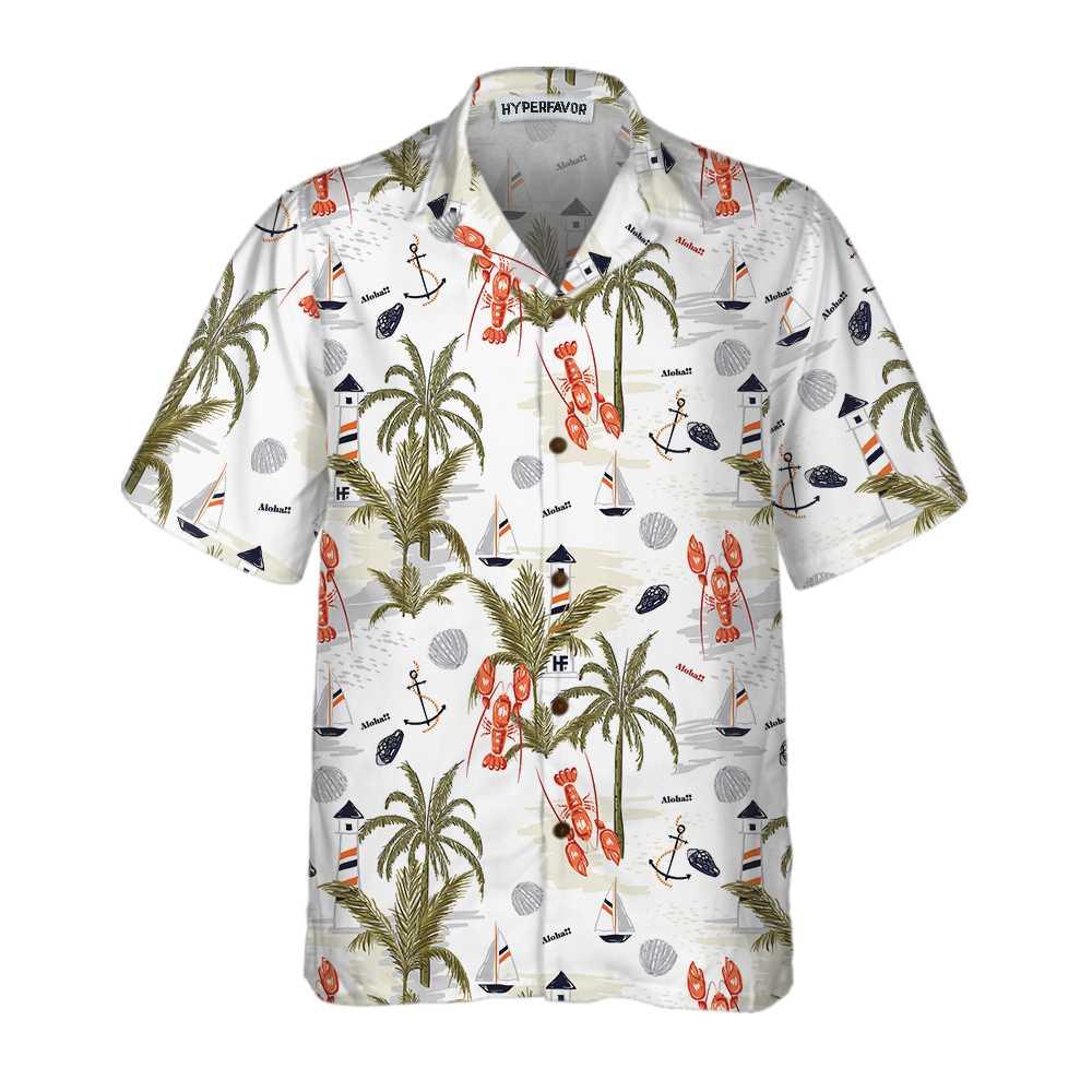 Lobster Aloha Hawaiian Shirt For Summer, Summer Island Of Lobster, Tropical Lobster Hawaiian Shirt For Men Women Adults, Gift For Friend, Family - Image 3
