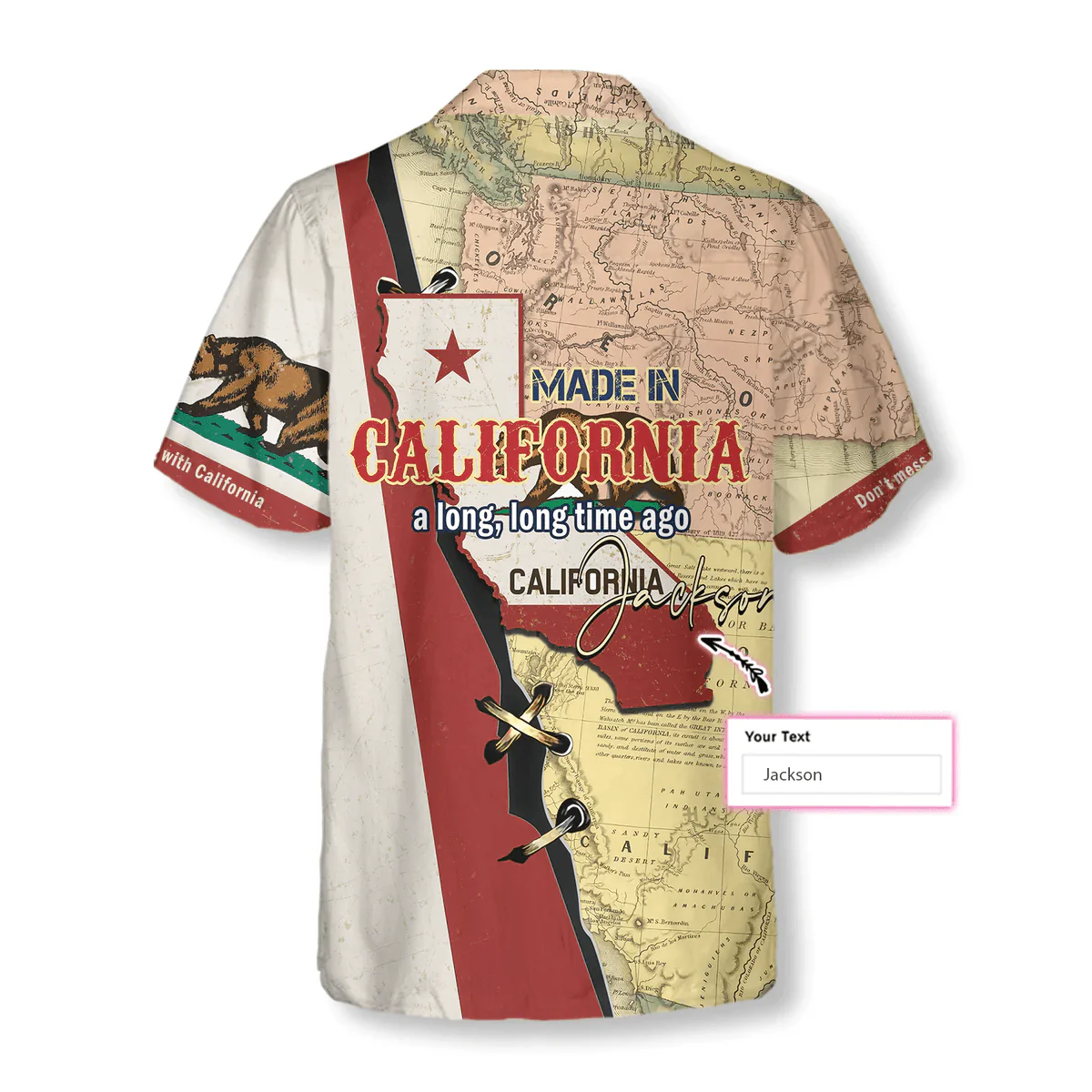 Made in California Custom Hawaiian Shirt - Made in California a long, long time ago Personalized Hawaiian Shirt - Perfect Gift For Husband, Boyfriend, Friend, Family - Image 2