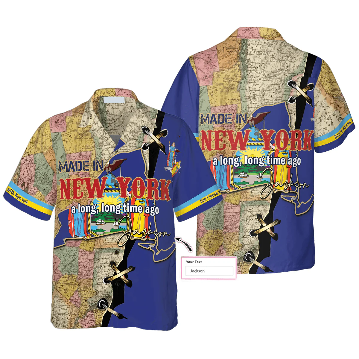 Made in New York Custom Hawaiian Shirt - Made in New York a long, long time ago Personalized Hawaiian Shirt - Perfect Gift For Husband, Boyfriend, Friend, Family