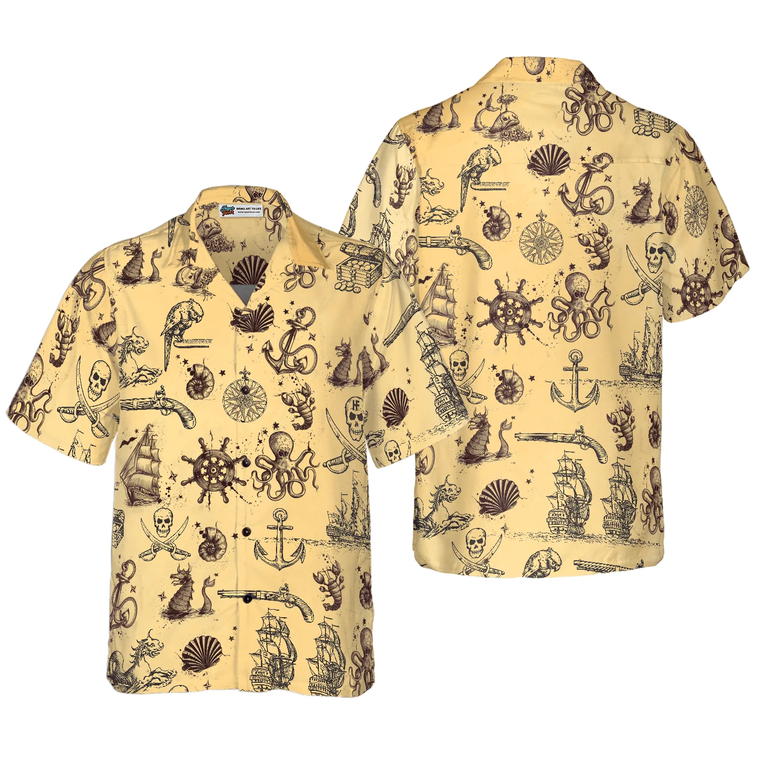 Margarita Cocktail Pattern Hawaiian Shirt, Colorful Summer Aloha Shirt For Men Women, Perfect Gift For Friend, Family, Husband, Wife