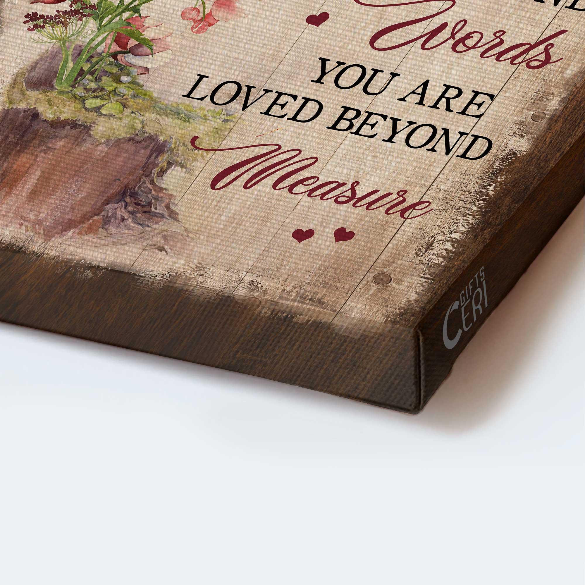 Memorial Portrait Canvas- Hummingbird Couple- Memorial gift for members family- Your life was a blessing - Heaven Portrait Canvas Prints, Wall Art - Image 3