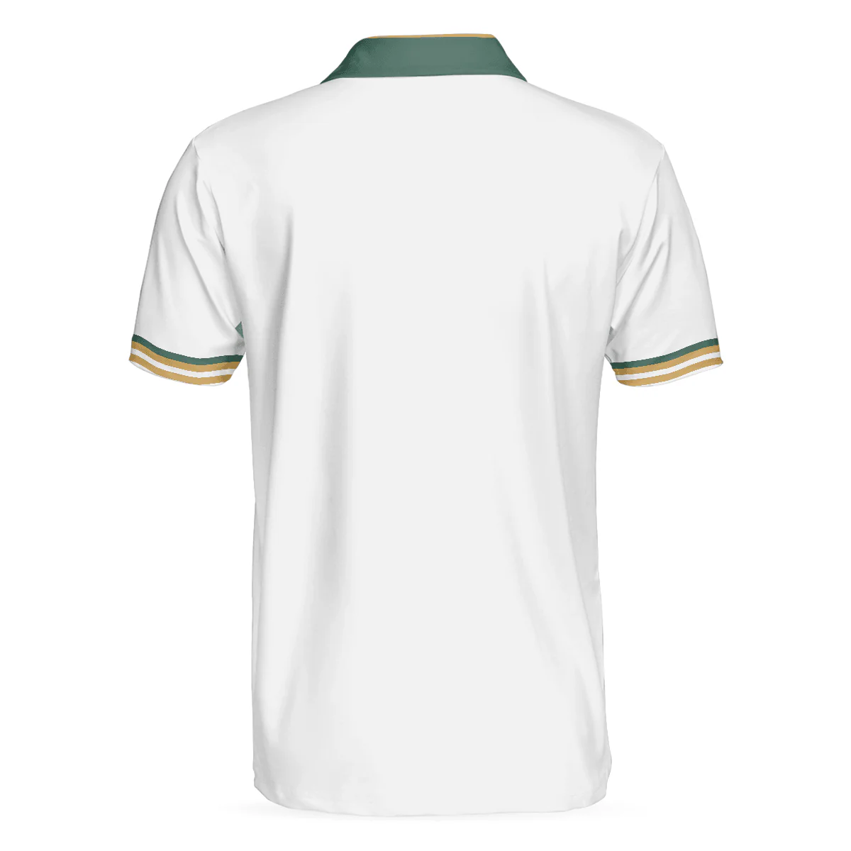 Men Golf Polo Shirt - Evolution Of The Golf White Men Polo Shirt, Let's Par Tee Men Polo Shirt - Perfect Polo Shirt For Men, Golfers - Image 2