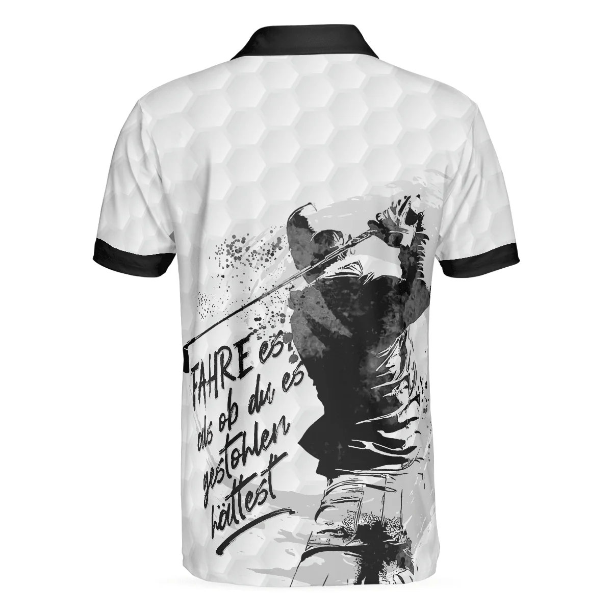 Men Golf Polo Shirt - German Golfing Men Polo Shirt, Fahre Es Als Ob Du Es Gestohlen Hättest Polo Shirt, Best Golf Shirt For Men, Gift For Golfers - Image 2