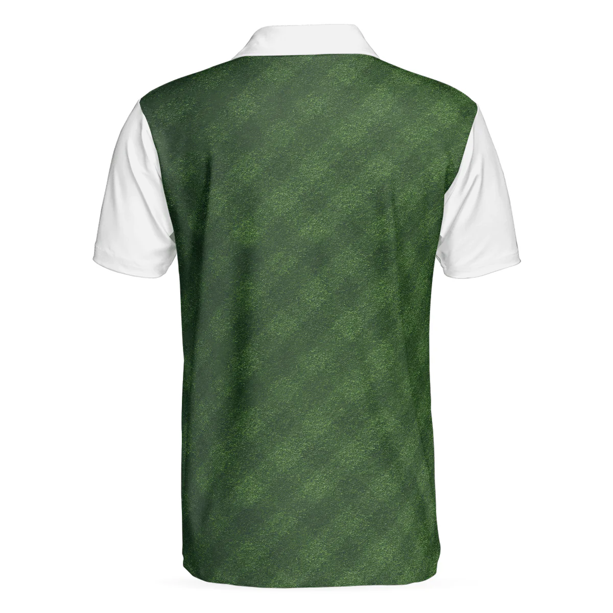 Men Golf Polo Shirt - Golf Green Background Men Polo Shirt, Classic Green Golf Shirt For Men Polo Shirt - Perfect Polo Shirt For Men, Golfers - Image 2