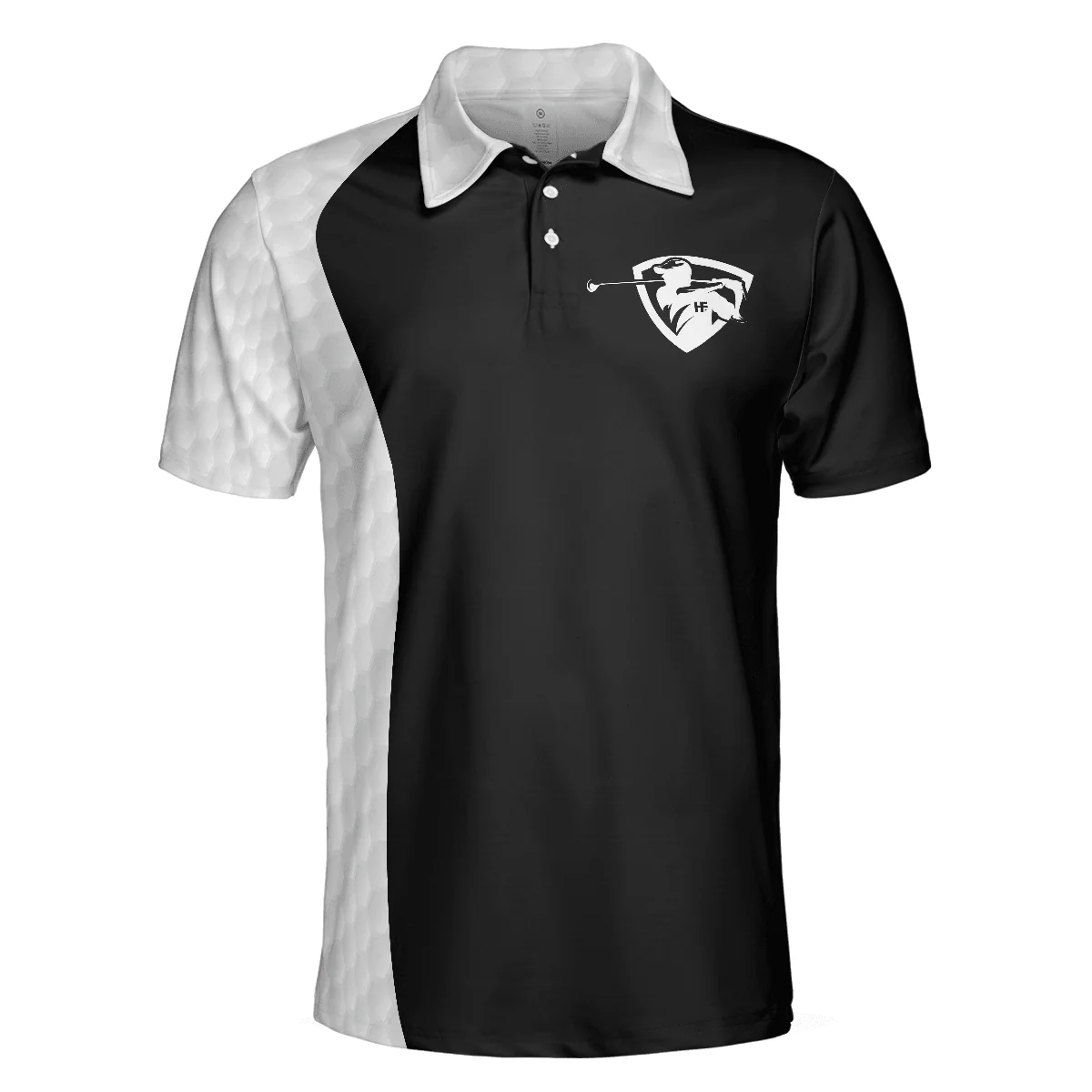 Men Golf Polo Shirt - Golf I Play Like An Old Man Polo Shirt, Black And White Golf Sayings Shirt Design, Golf Gift For Men, Golfers - Image 3