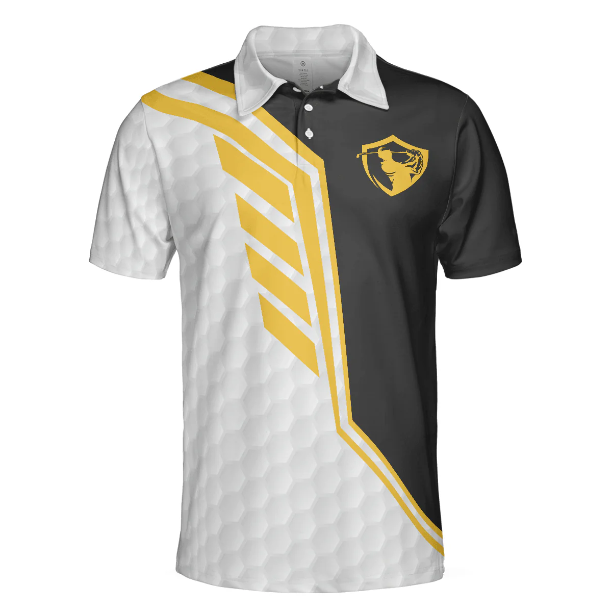 Men Golf Polo Shirt - I Ain't Perfect But I Can Still Play Golf Polo Shirt, Black And White Golfing Shirt For Men, Best Gift For Men - Image 3