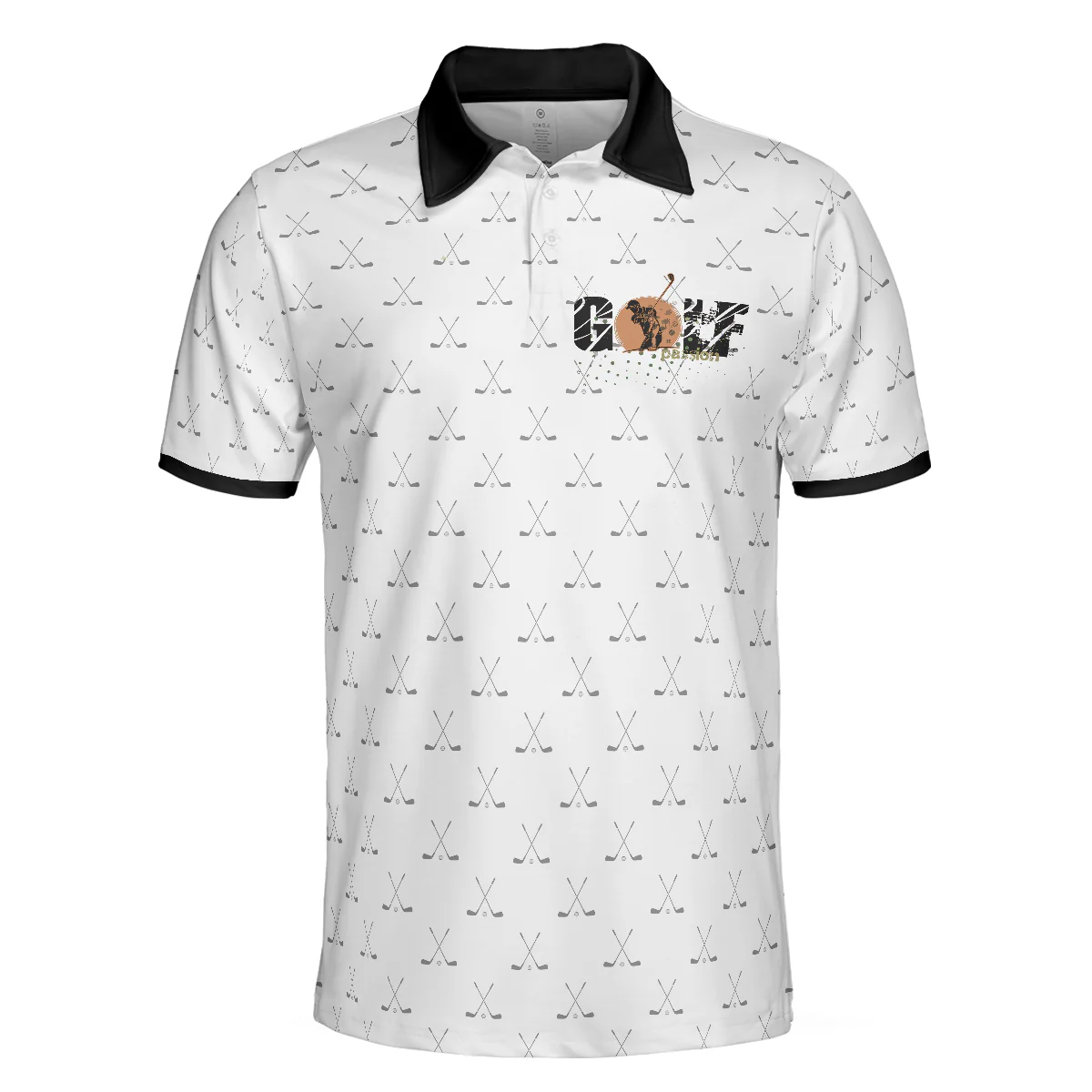 Men Golf Polo Shirt - I Hate Golf Oh Nice Shot I Love Golf Polo Shirt, Golf Shirt For Men, Best Gift For Men, Golf Lover - Image 2