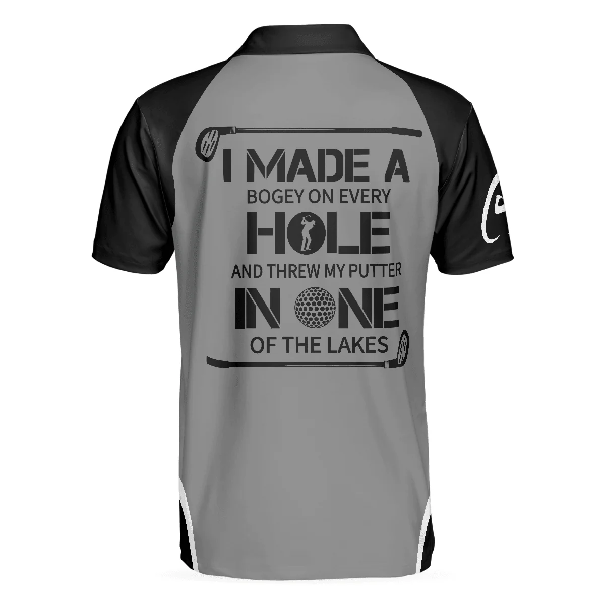 Men Golf Polo Shirt - I Made A Bogey On Every Hole Funny Golf Polo Shirt, Simple Golf Shirt Design With Sayings - Perfect Polo Shirt For Men, Golfers - Image 2