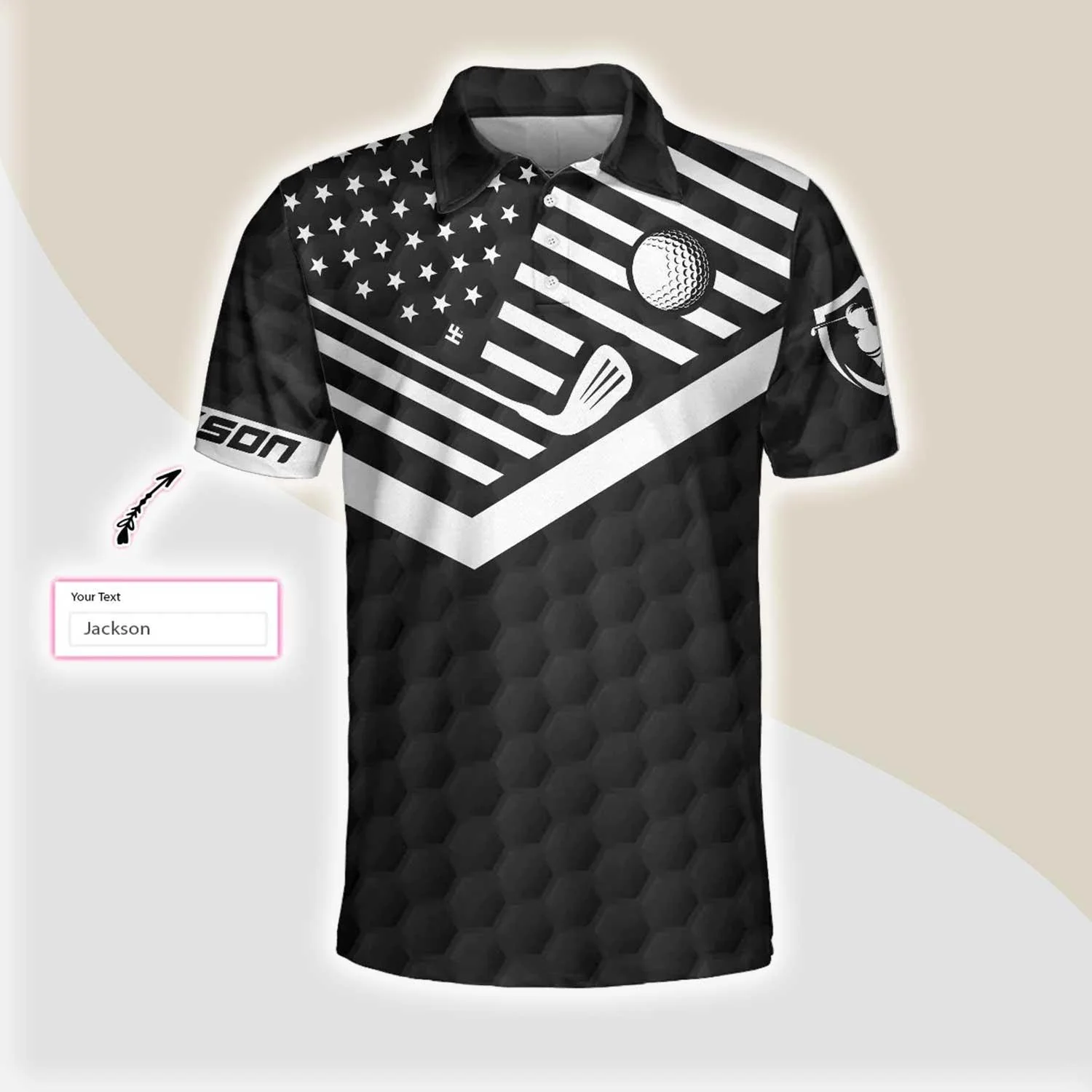 Men Golf Polo Shirt - Life Is Short Swing Hard Men Golf Polo Shirt - Perfect Polo Shirt For Men, Golfers - Image 2