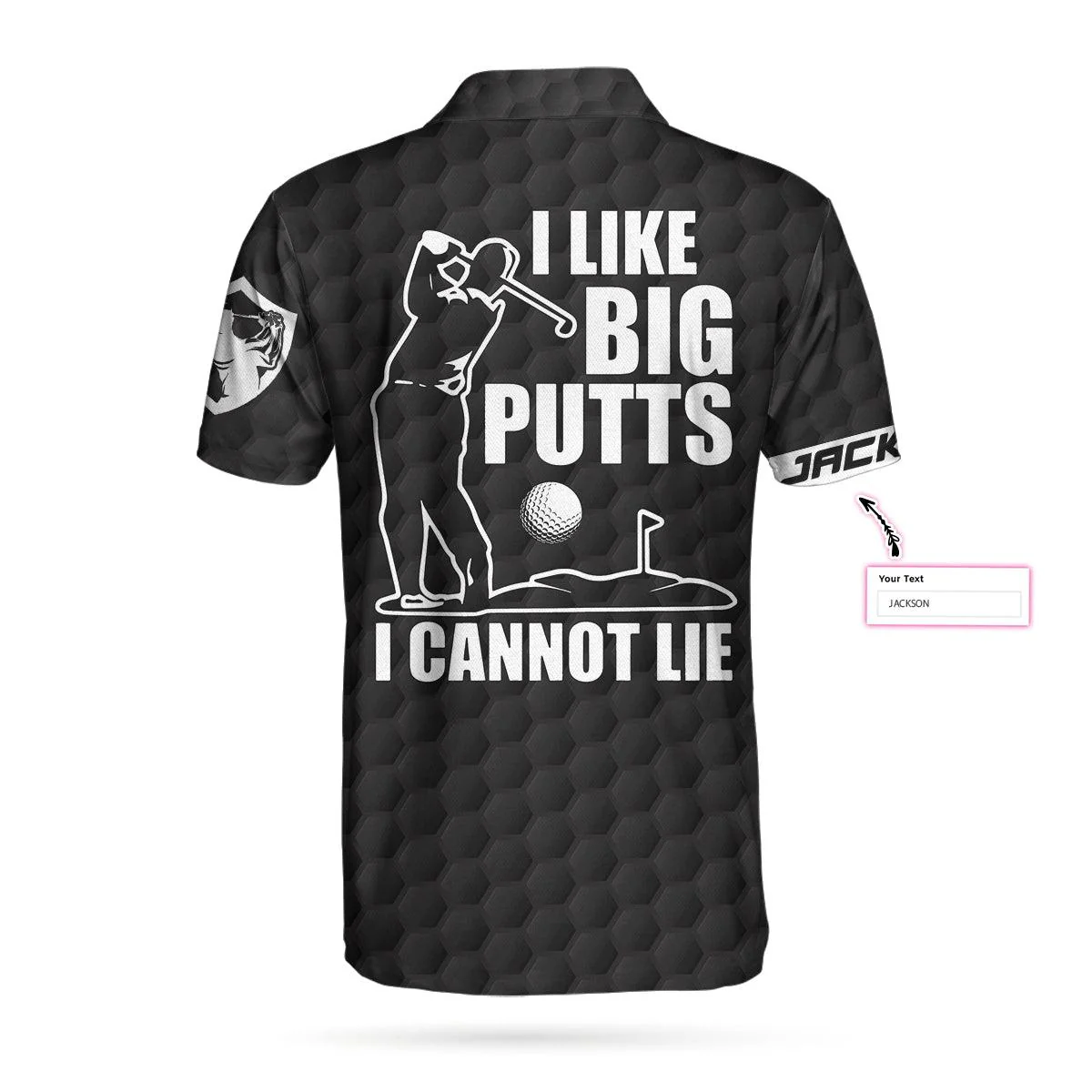 Men Golf Polo Shirt - Personalized Golf Gift, I Like Big Putts I Cannot Lie Custom Polo Shirt, Best Golf Shirt For Men, Golfers - Image 3
