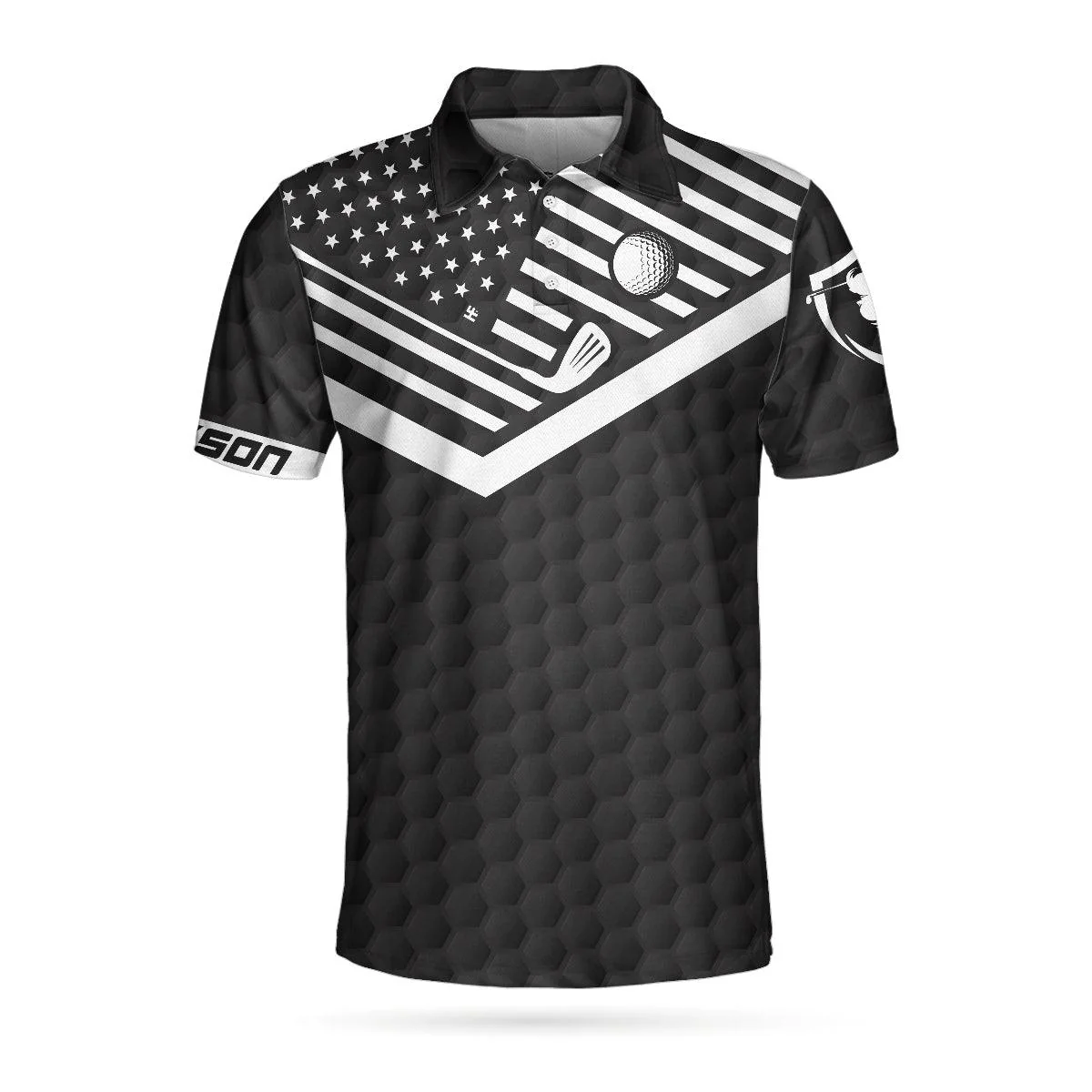 Men Golf Polo Shirt - The Older I Get Custom Polo Shirt, Personalized Black American Flag Polo Shirt, Best Golf Shirt - Perfect Gift For Men - Image 2