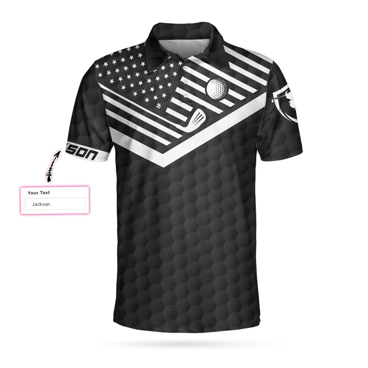 Men Golf Polo Shirt - The Older I Get Custom Polo Shirt, Personalized Black American Flag Polo Shirt, Best Golf Shirt - Perfect Gift For Men - Image 4