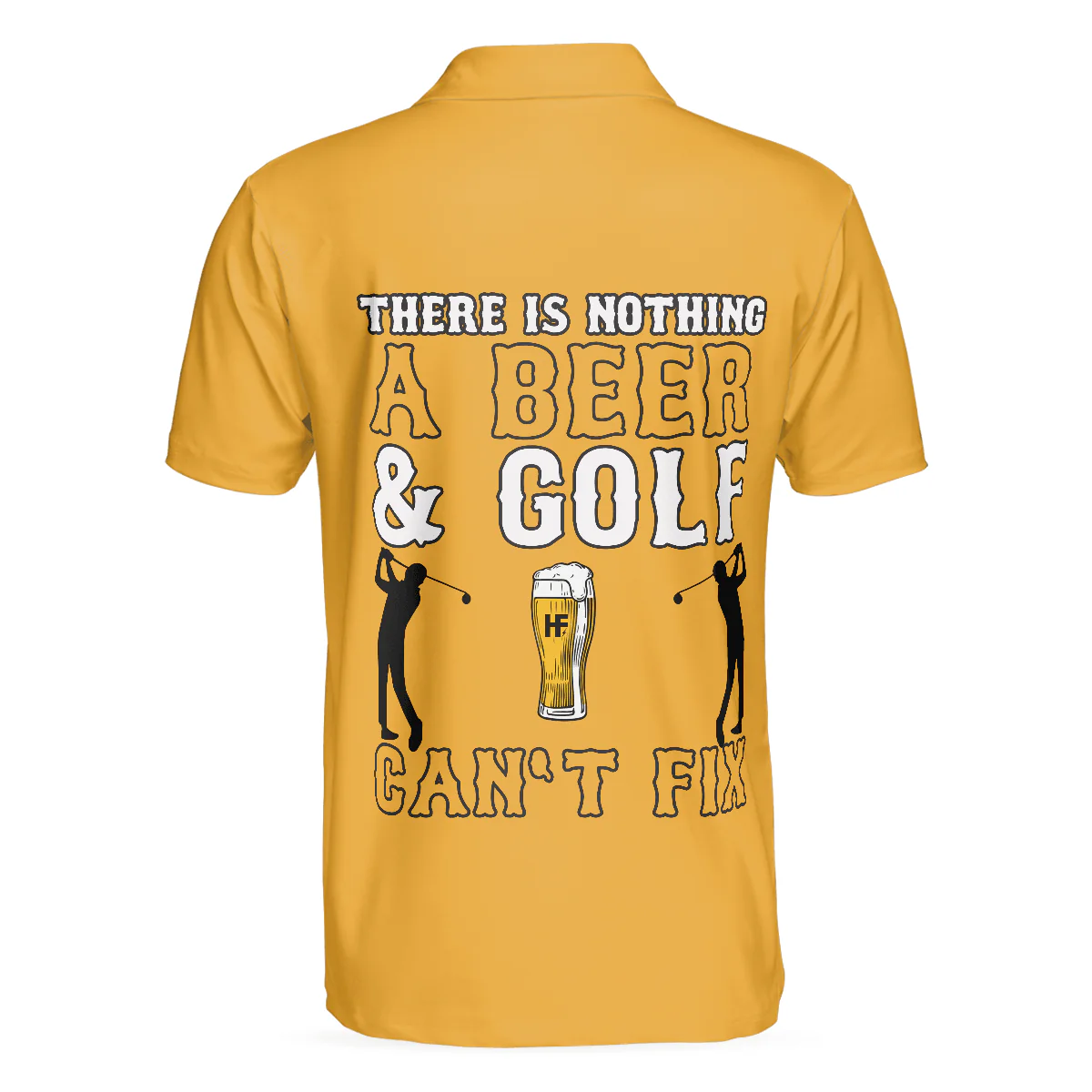 Men Golf Polo Shirt - There Is Nothing A Beer And Golf Can't Fix Polo Shirt - Perfect Gift For Men - Image 2