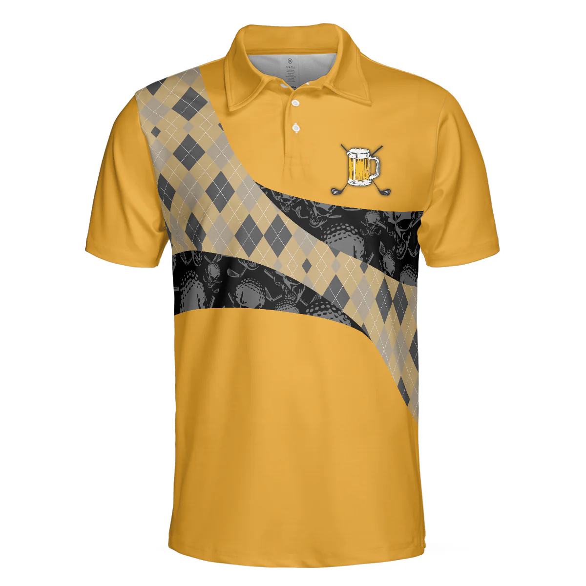 Men Golf Polo Shirt - There Is Nothing A Beer And Golf Can't Fix Polo Shirt - Perfect Gift For Men - Image 3