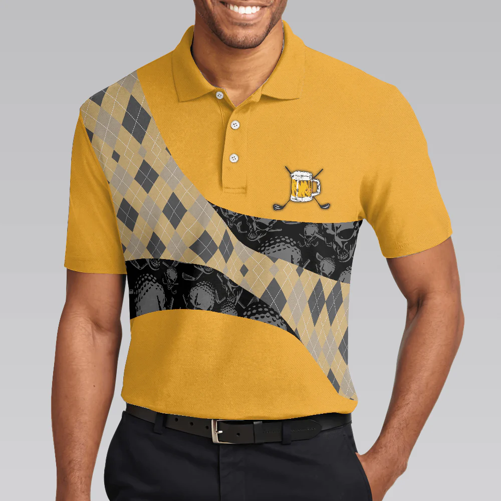 Men Golf Polo Shirt - There Is Nothing A Beer And Golf Can't Fix Polo Shirt - Perfect Gift For Men - Image 5