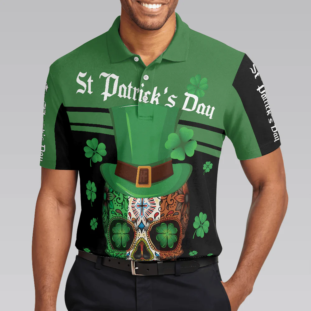 Men Patrick Day Polo Shirt - St Patrick Day The Irishman Polo Shirt, St Patrick's Day Polo Shirt, St Patrick Shirt For Men - Perfect Gift For Men, Halloween - Image 4