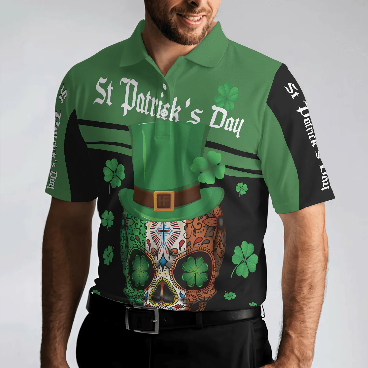 Men Patrick Day Polo Shirt - St Patrick Day The Irishman Polo Shirt, St Patrick's Day Polo Shirt, St Patrick Shirt For Men - Perfect Gift For Men, Halloween - Image 5