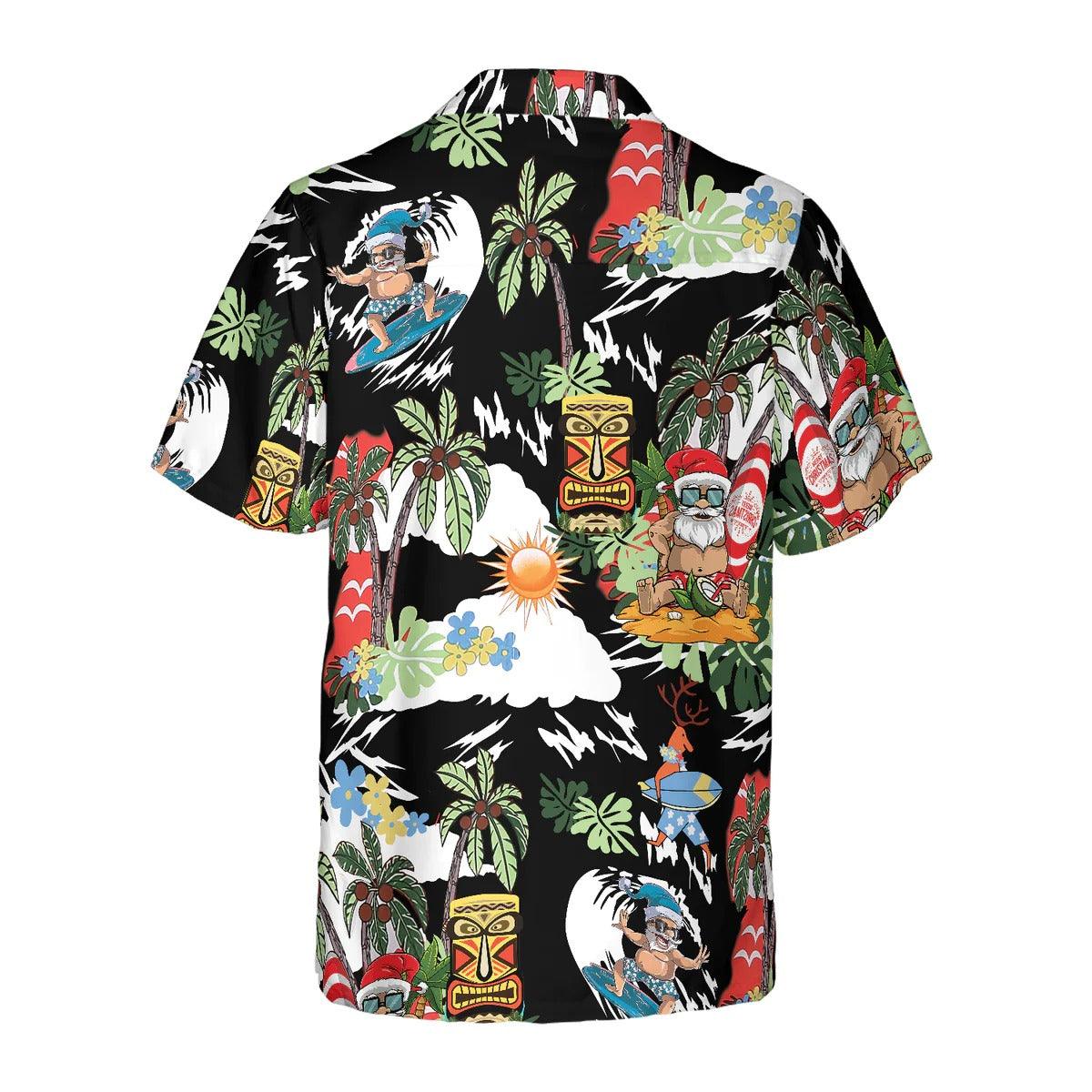 Merry Christmas Santa Claus Surf Hawaiian Shirt - Perfect Gift For Lover, Friend, Family - Image 3