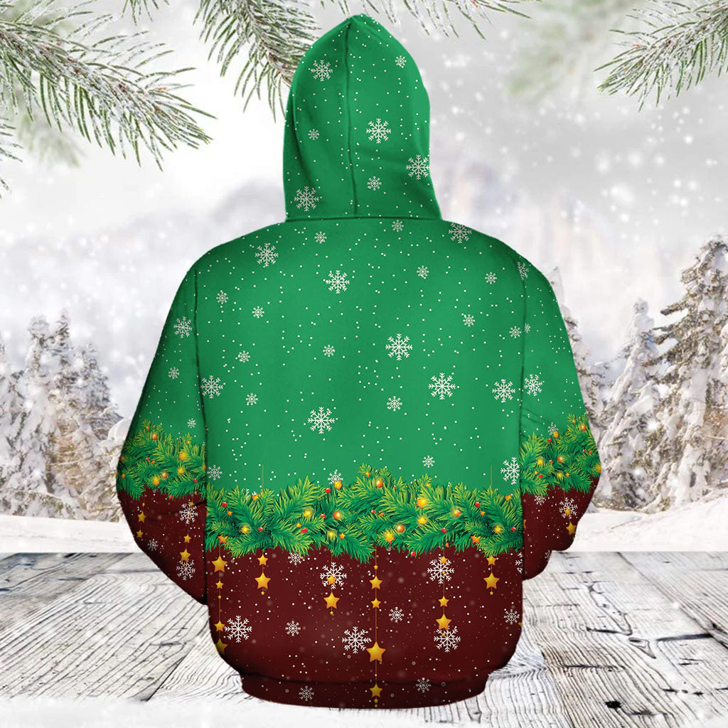 Merry Woofmas Scottish Terrier Pullover Premium Hoodie, Perfect Outfit For Men And Women On Christmas New Year Autumn Winter - Image 2
