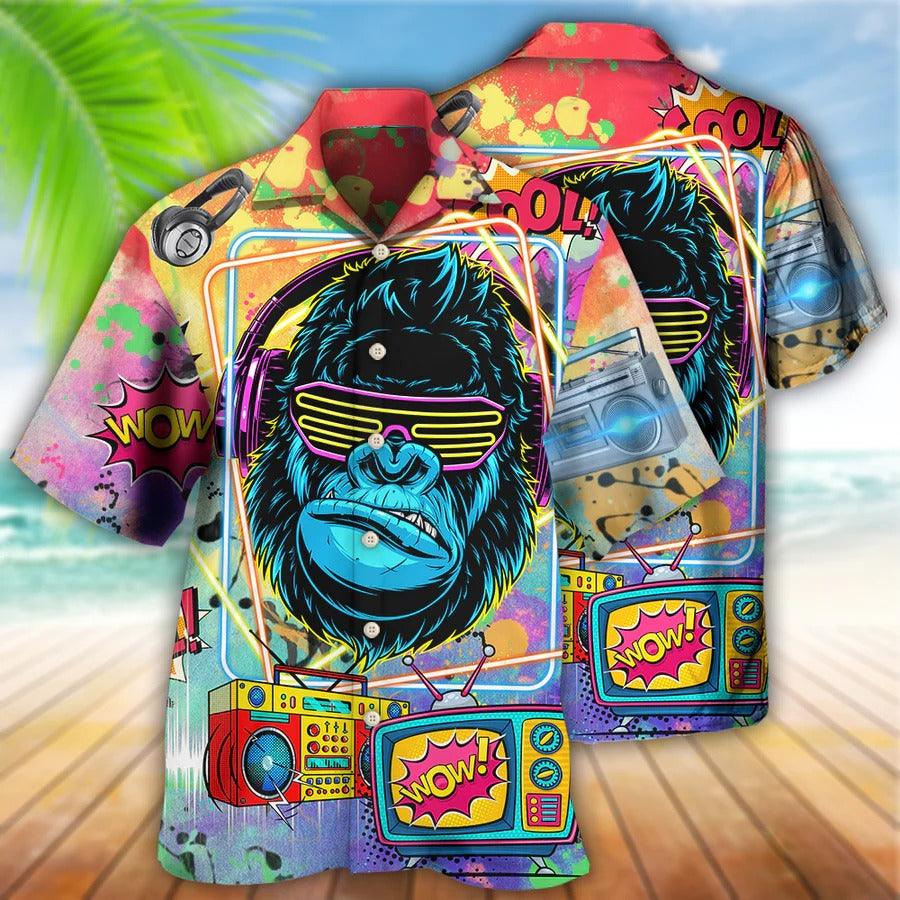 Music Hawaiian Shirt, Music Bigfoot Hawaiian Shirt, Music So Cool Happiness Aloha Shirt For Men And Women - Perfect Gift For Music Lovers