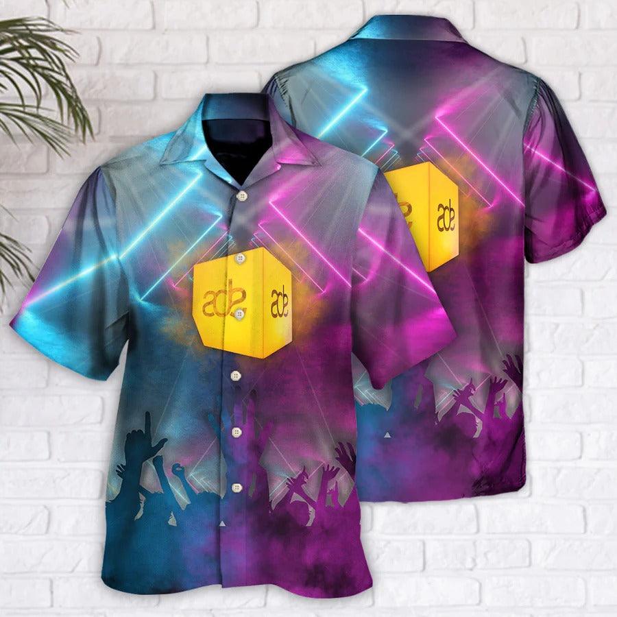 Music Hawaiian Shirt, Music Event Amsterdam Dance Hawaiian Shirt, Music Event Party Aloha Shirt For Men - Perfect Gift For Music Lovers