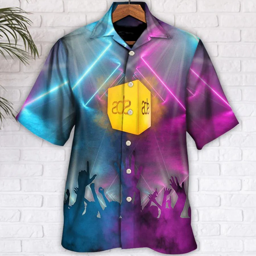 Music Hawaiian Shirt, Music Event Amsterdam Dance Hawaiian Shirt, Music Event Party Aloha Shirt For Men - Perfect Gift For Music Lovers - Image 2