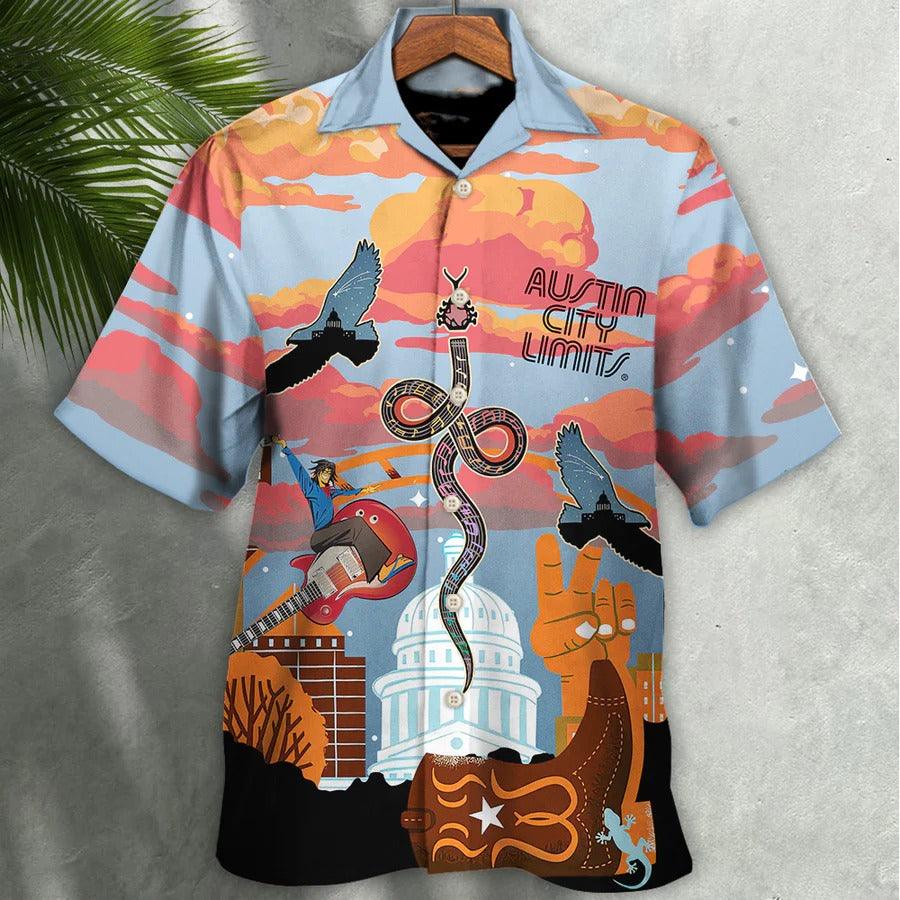 Music Hawaiian Shirt, Music Event Austin City Limits Hawaiian Shirt, Music Festival My City Festival Aloha Shirt For Men - Perfect Gift For Music Lovers - Image 2