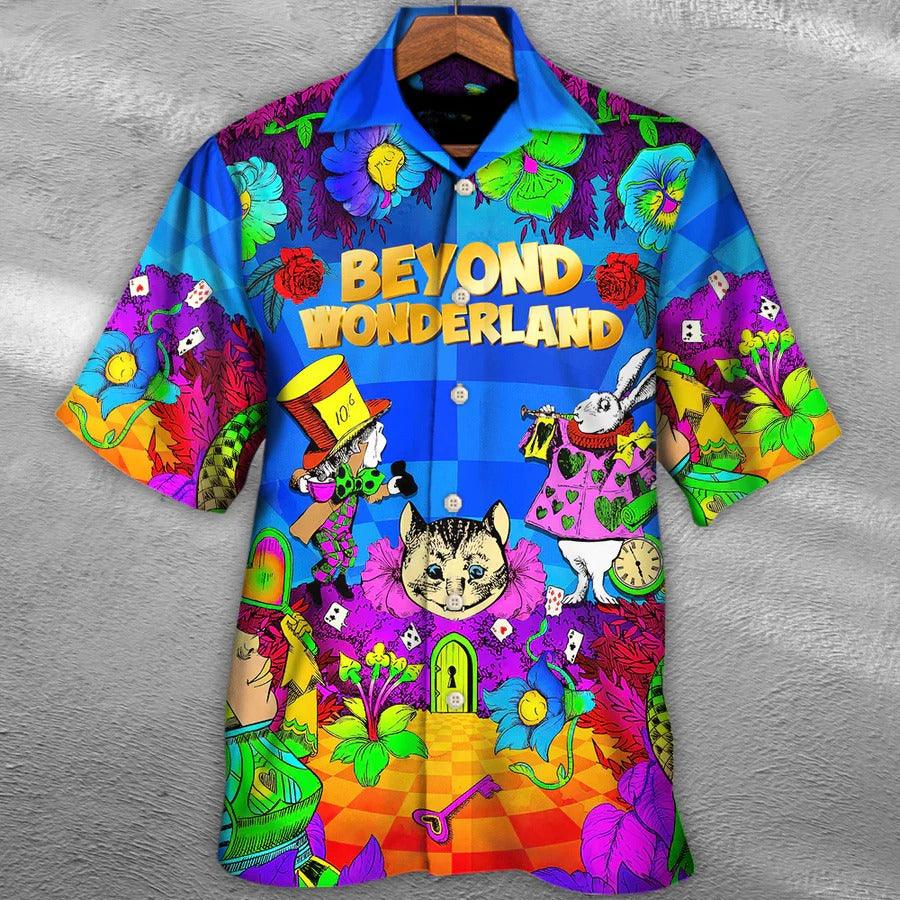 Music Hawaiian Shirt, Music Event Beyond Wonderland Festival Hawaiian Shirt, Funny Life Aloha Shirt For Men - Perfect Gift For Music Lovers - Image 2