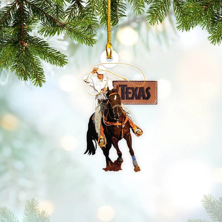 Ornament Texas State Custom Shaped Acrylic Ornament, Ornament Christmas - Image 4