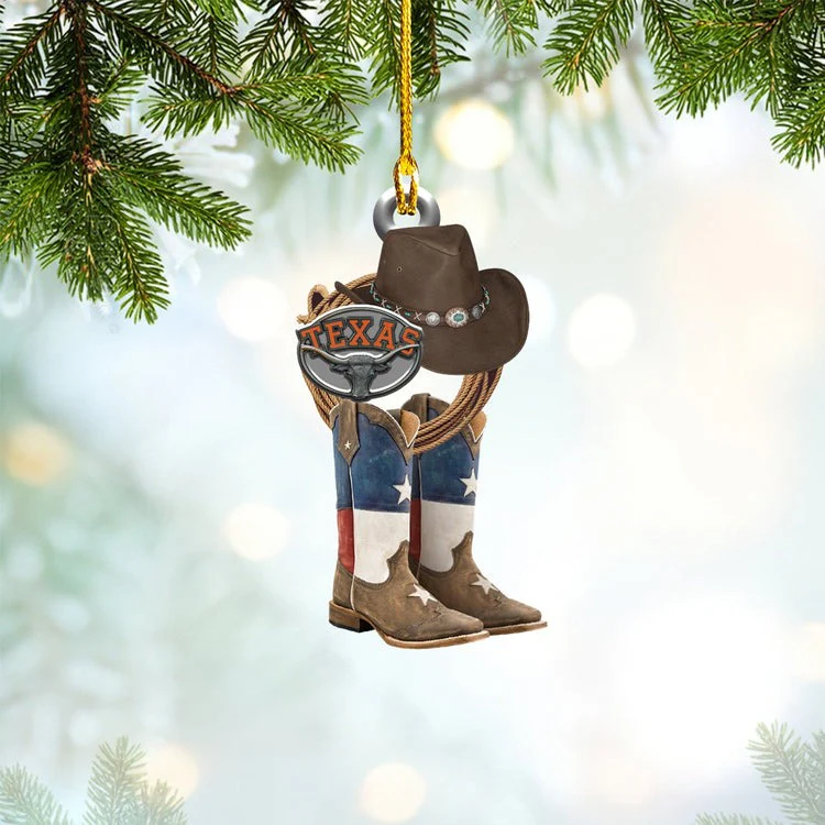 Ornament Texas State Custom Shaped Acrylic Ornament, Ornament Christmas - Image 5