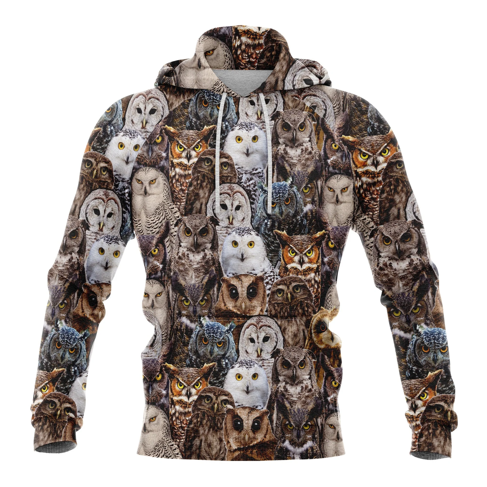 Owl Pullover Premium Hoodie, Perfect Outfit For Men And Women On Christmas New Year Autumn Winter