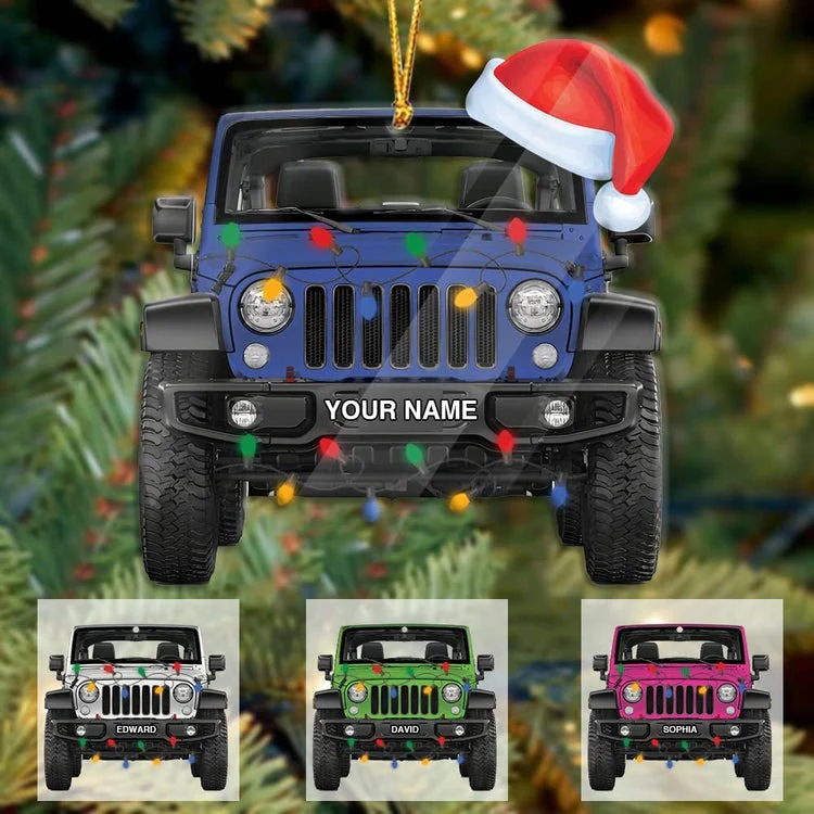 Personalized Car Lovers Christmas Acrylic Ornament, Xmas Tree Decor - Best Gift For Car Lovers, Christmas - Image 8